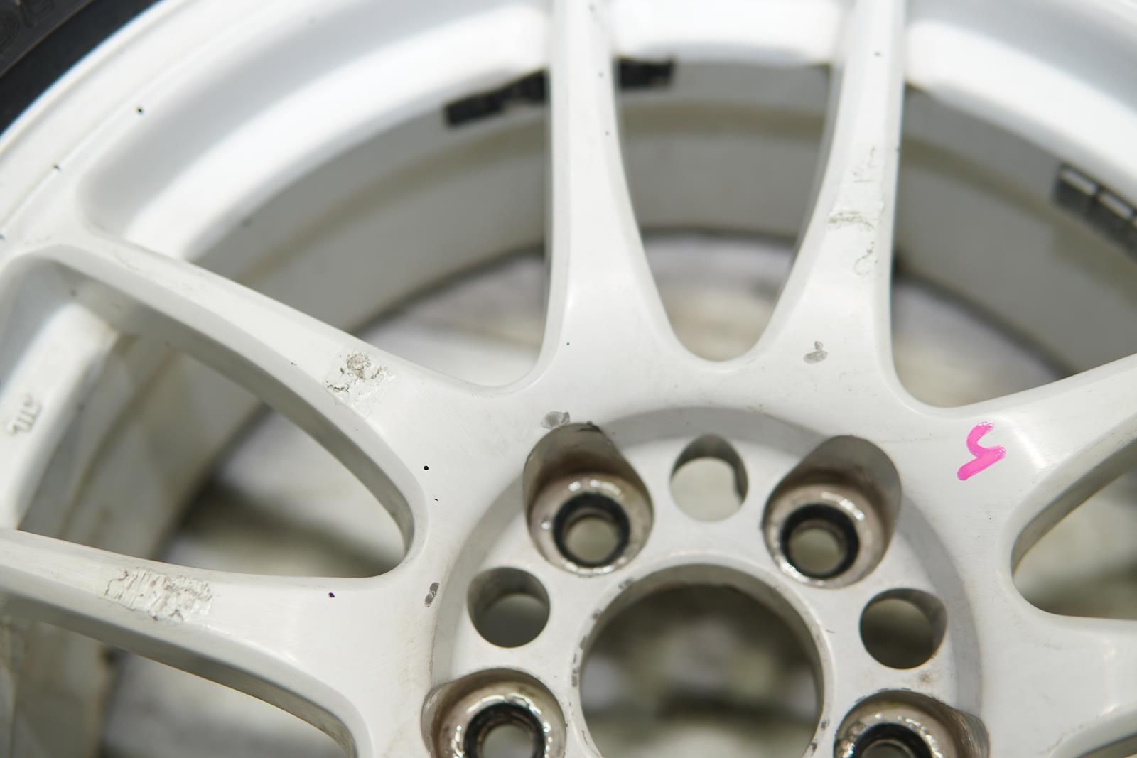 JDM Work Emotion CR Kai Wheels Rims Mags 5x100 16x7 +35 Offset Japan White