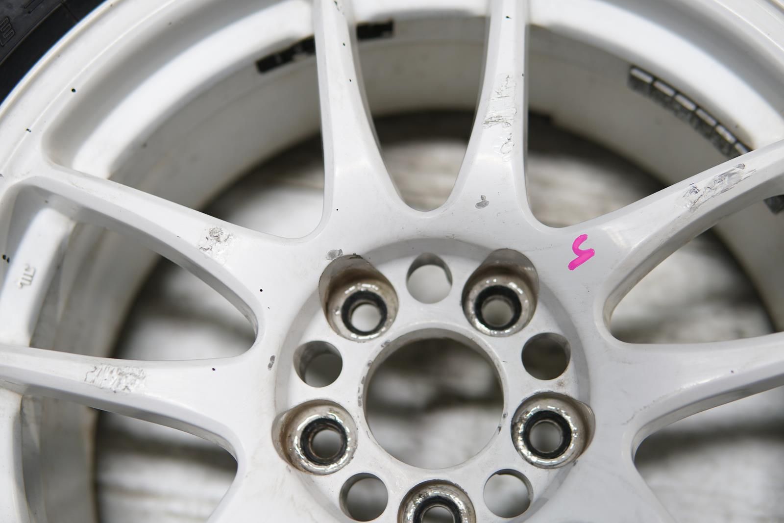 JDM Work Emotion CR Kai Wheels Rims Mags 5x100 16x7 +35 Offset Japan White