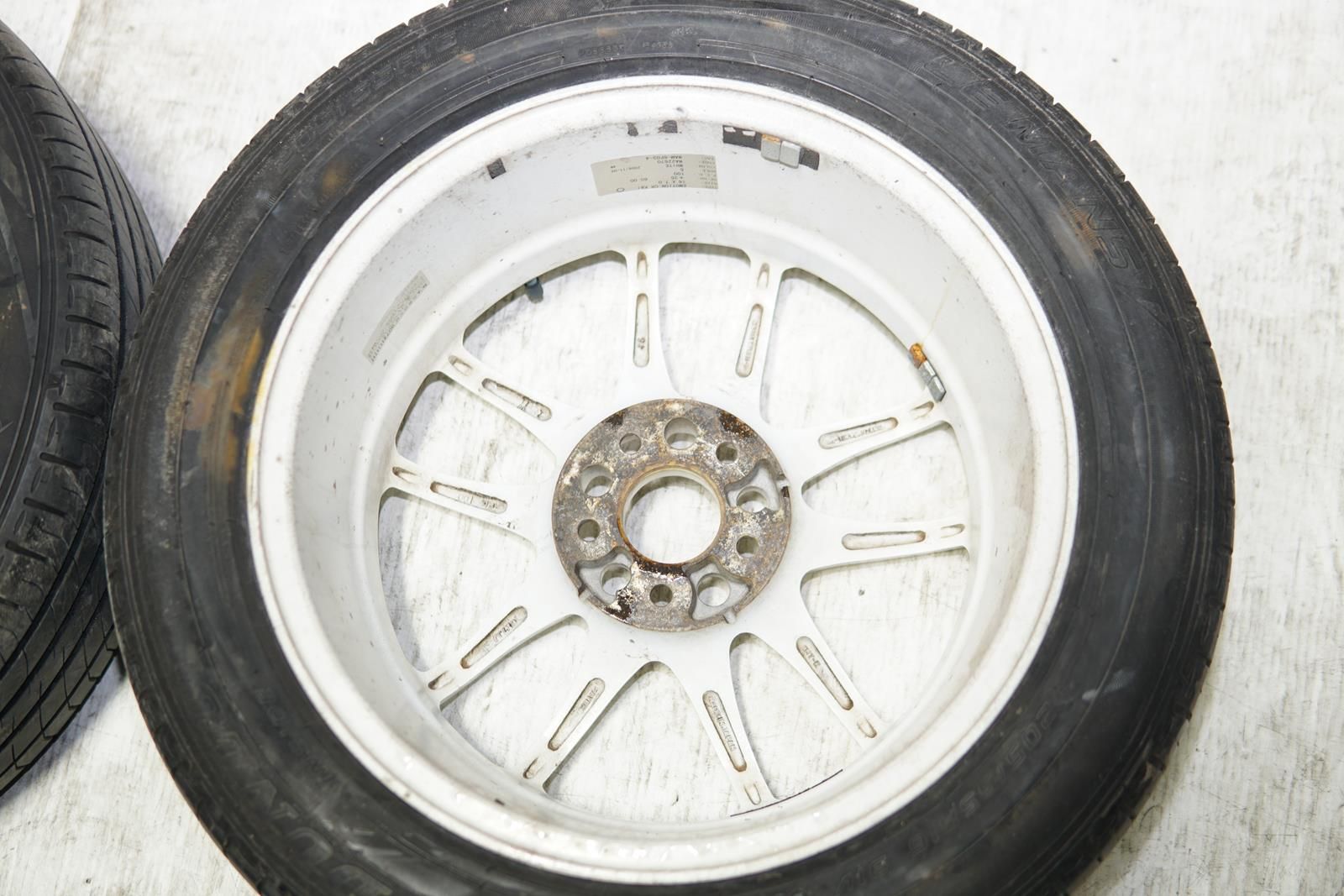 JDM Work Emotion CR Kai Wheels Rims Mags 5x100 16x7 +35 Offset Japan White