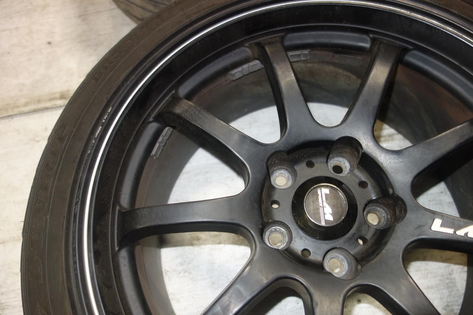 JDM LM Sport Wheels Rims Tires 5x120 18x8.5 +45 Offset