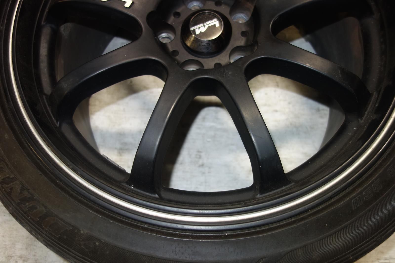JDM LM Sport Wheels Rims Tires 5x120 18x8.5 +45 Offset