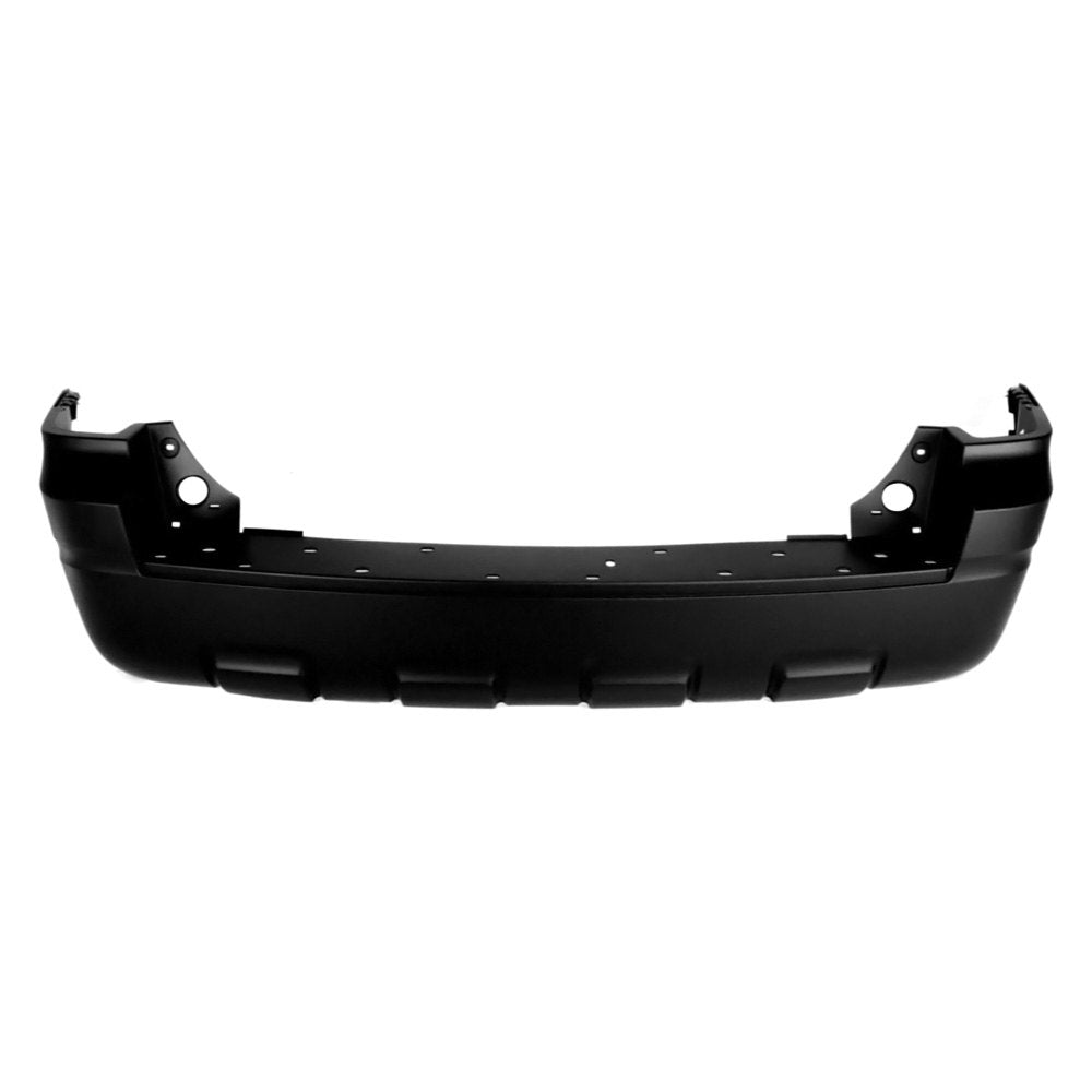 FORD ESCAPE 2008-2012 — REAR BUMPER PRIMED; W/O SENSOR AND TOW; ESCAPE/HYBRID 2008-2012