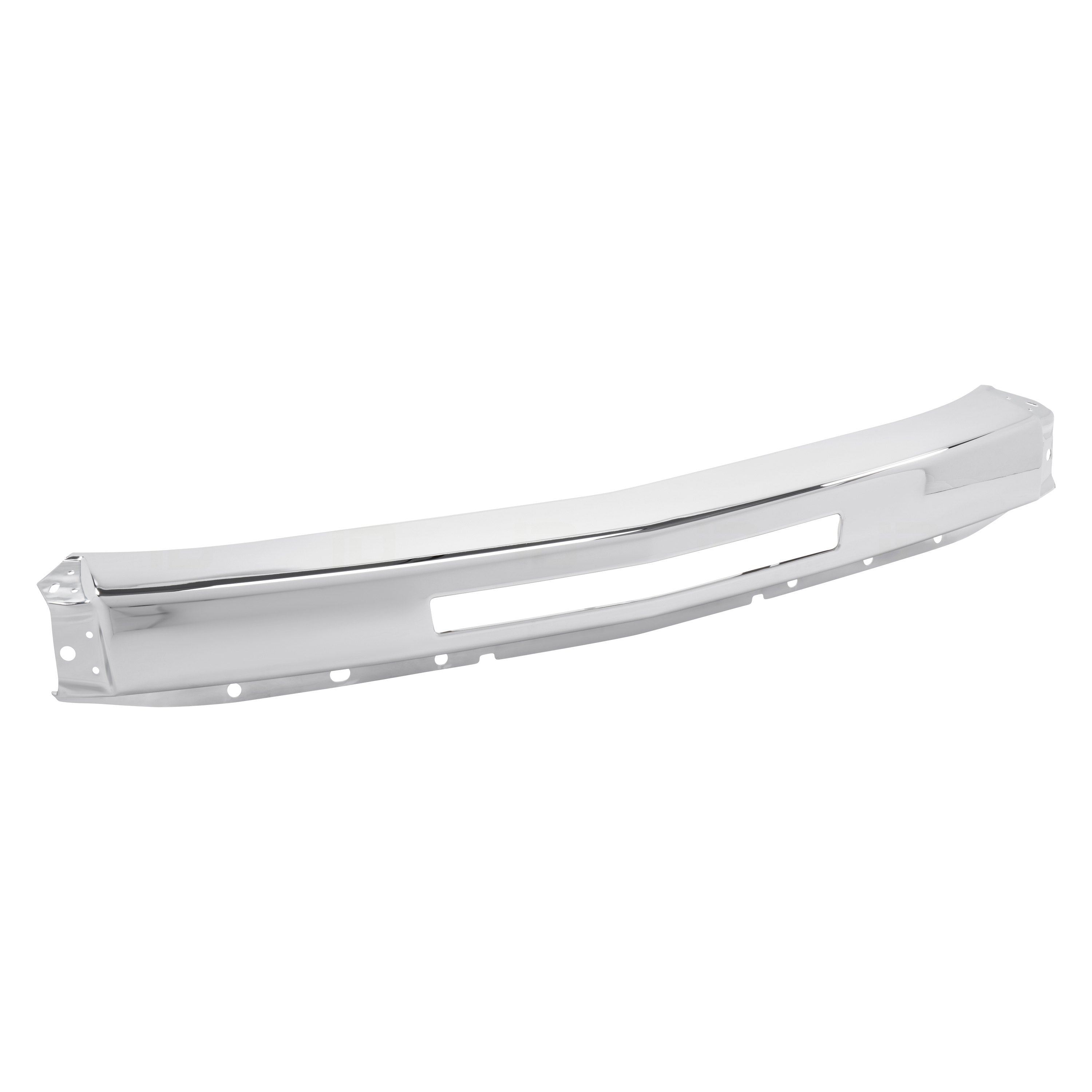 CHEVROLET SILVERADO PICKUP 2007-2013 — FR BUMPER FACE BAR; CHROME; W/CENTER AIR HOLES; SILVERADO/HYB 09-13/2500-3500 07-10