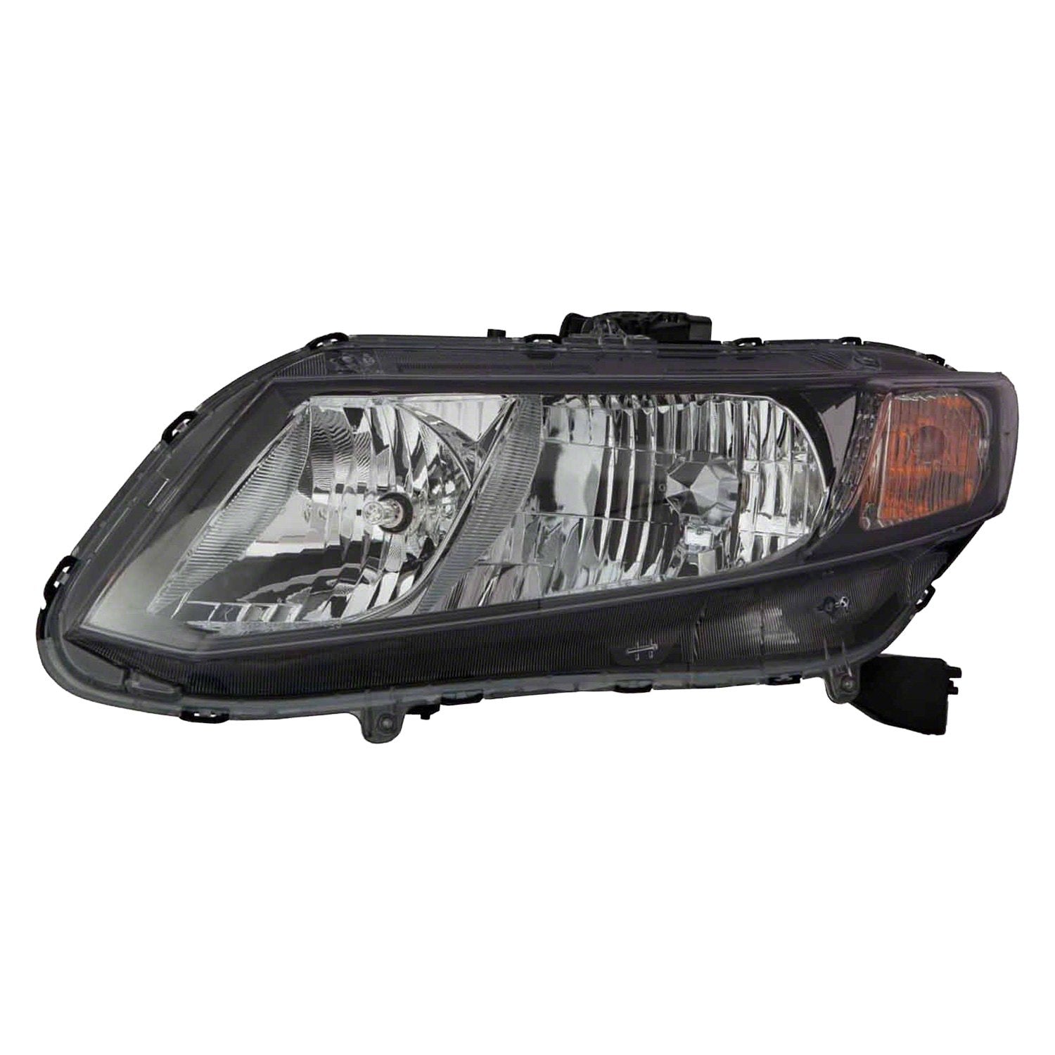 HONDA CIVIC 2012-2015 — HEAD LAMP HALOGEN LH; FOR SEDAN / HYBRID 2013-2015 AND COUPE 2013