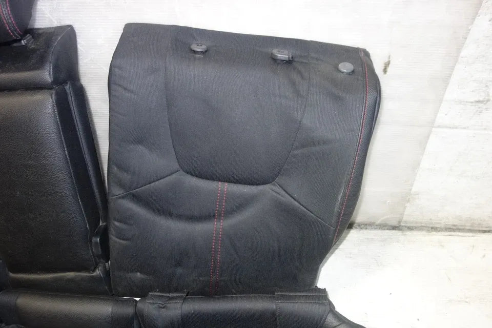 JDM Subaru Impreza WRX STi Rear Seats 2011-2014 Hatchback GRB Red Stitching