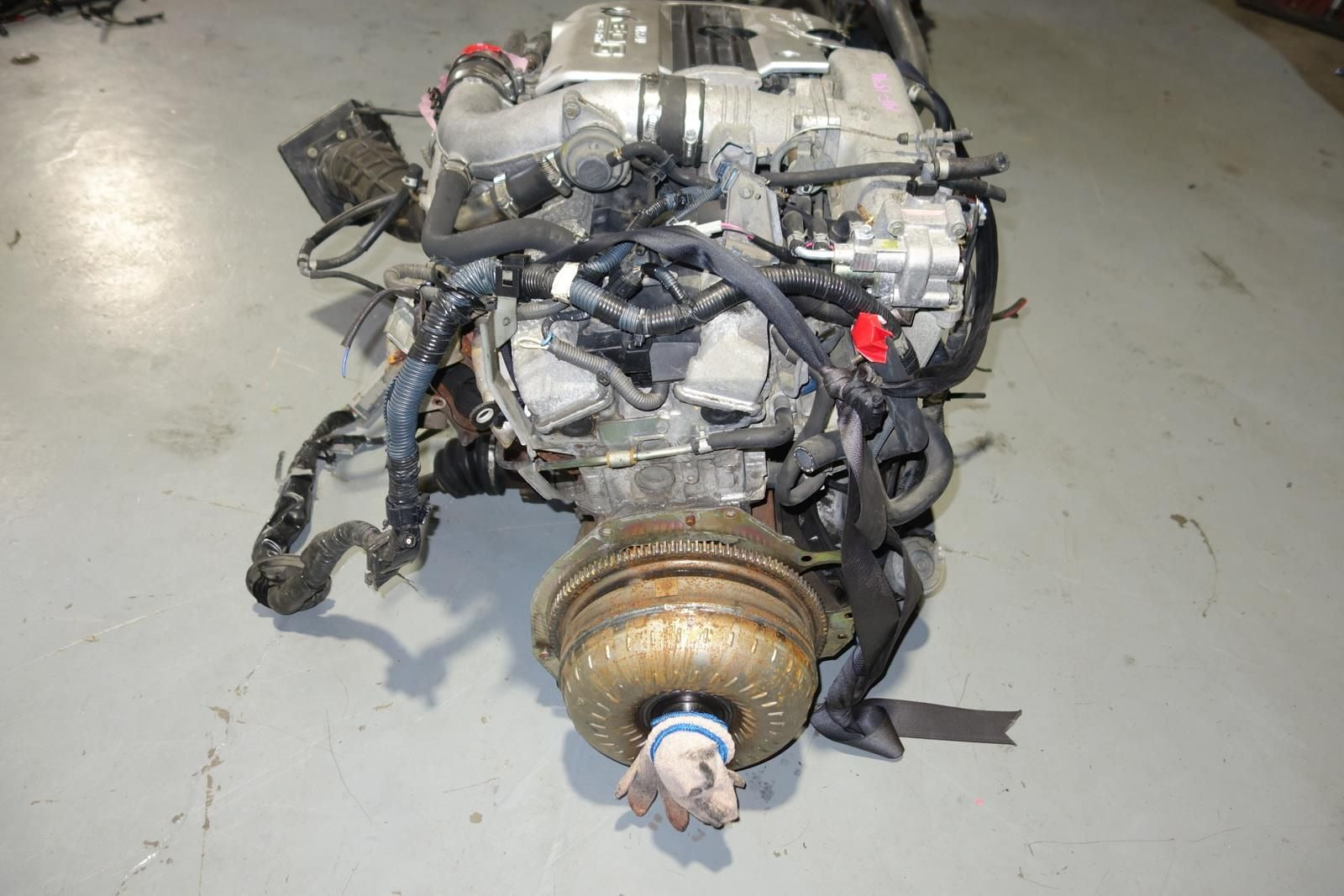 JDM NISSAN SKYLINE R34 GTT 2.5L DOHC TURBO NEO6 ENGINE LONGBLOCK JDM RB25DET AWD RB25 RB25-DET