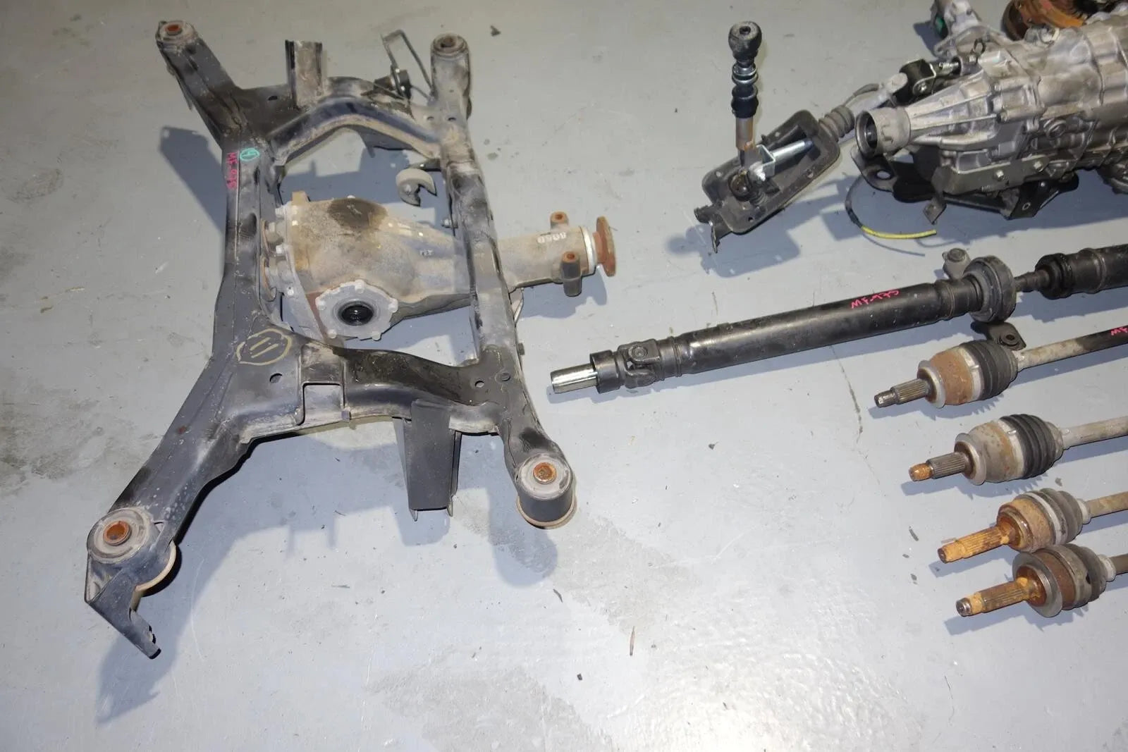 JDM Subaru Legacy Spec-B 6speed Awd Transmission Axles Rear LSD Differential Cradle 2003-2009 TY856WBDAA