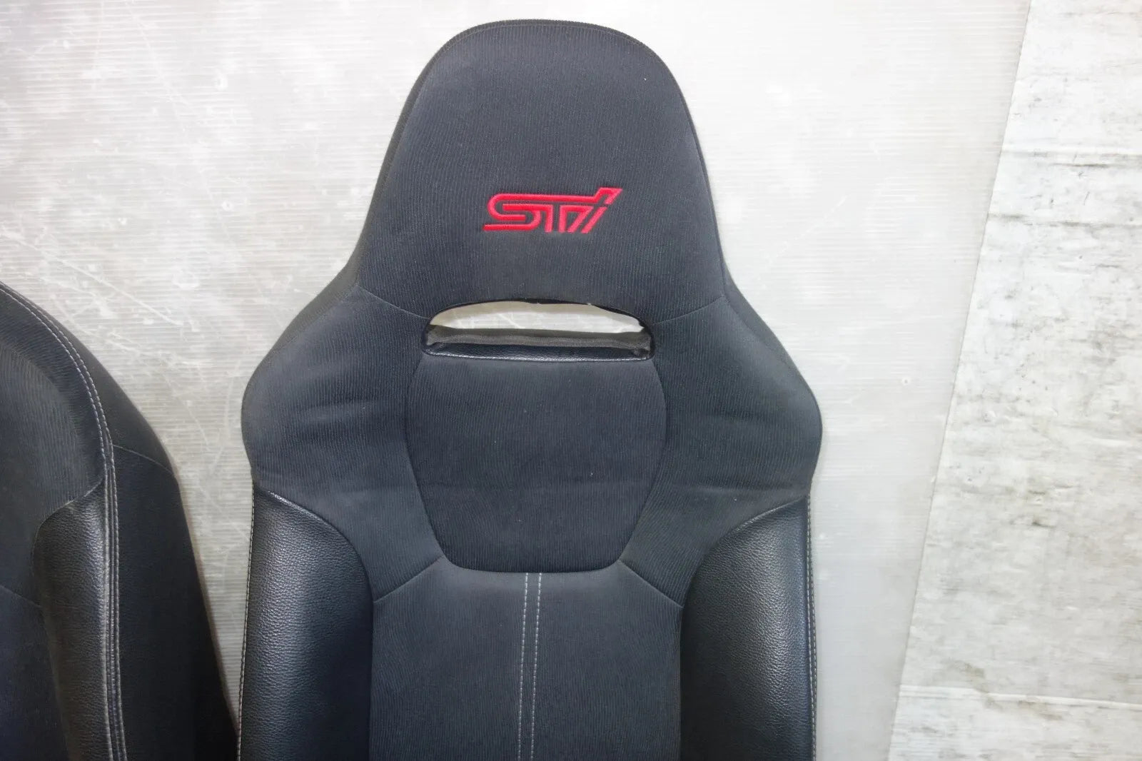 JDM Subaru Impreza WRX STi Front Seats Leather 2008-2014 GRB GRF Left Right #SET 3