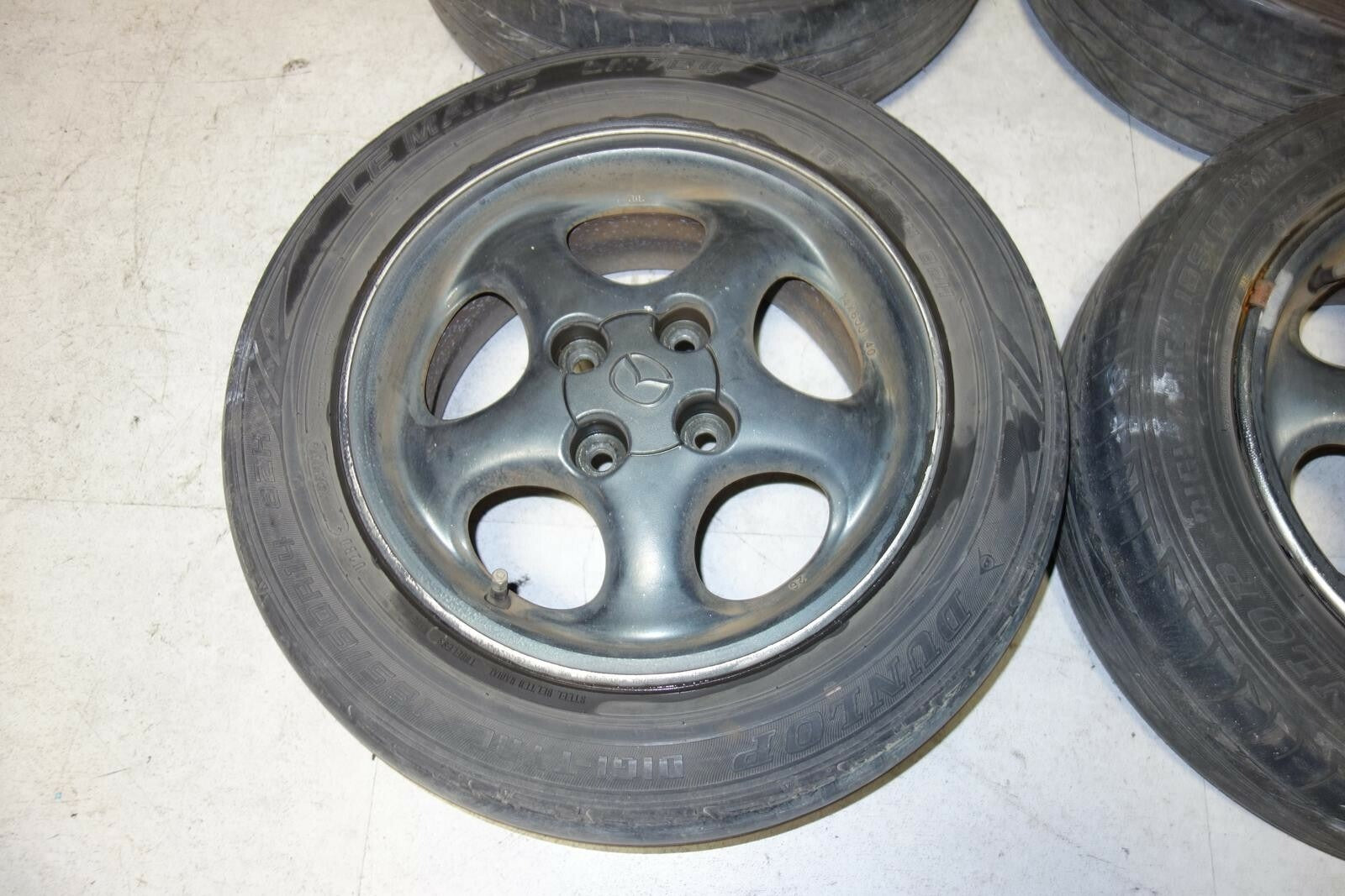 JDM Mazda MX-5 Miata Rims Wheels Tires Roadster Genuine NB NB8C 14x6 +40 4x100