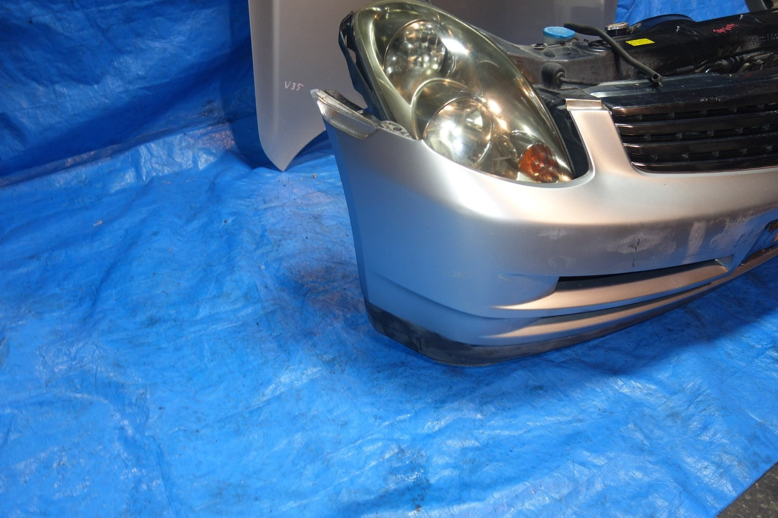 JDM Infiniti G35 Sedan Bumper HID Headlights Hood Grille 2003-2004 Sedan 4-DR