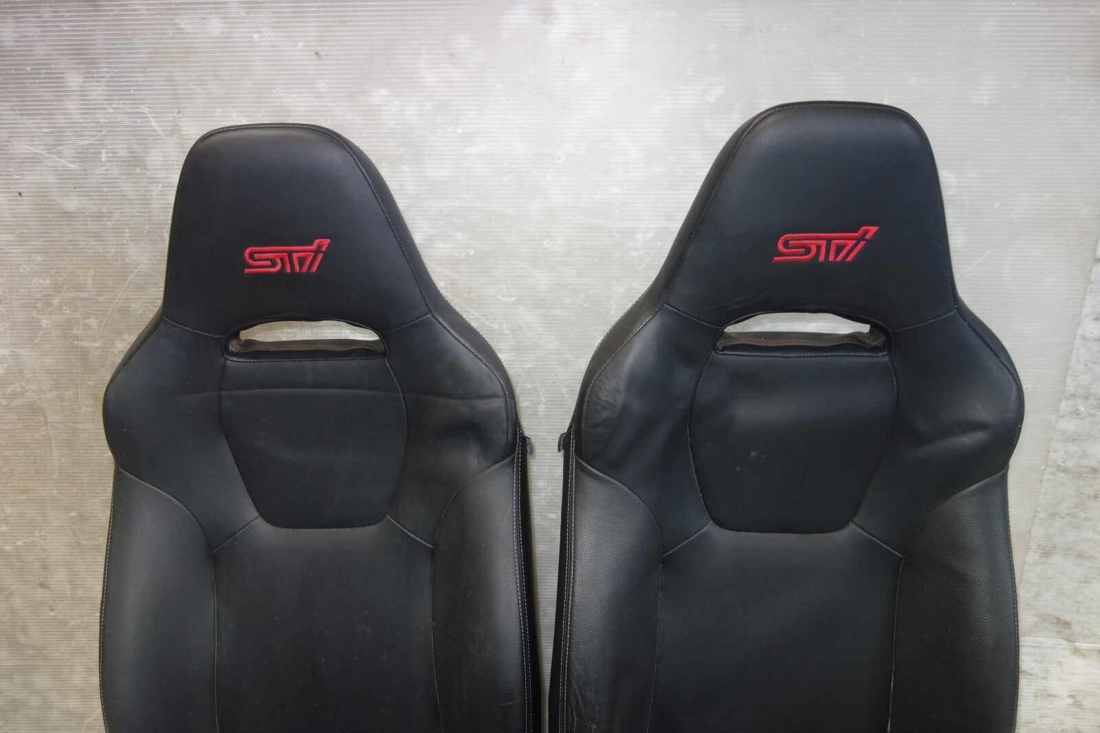 JDM Subaru Impreza WRX STi Front Seats Leather 2008-2014 GRB GRF Left Right