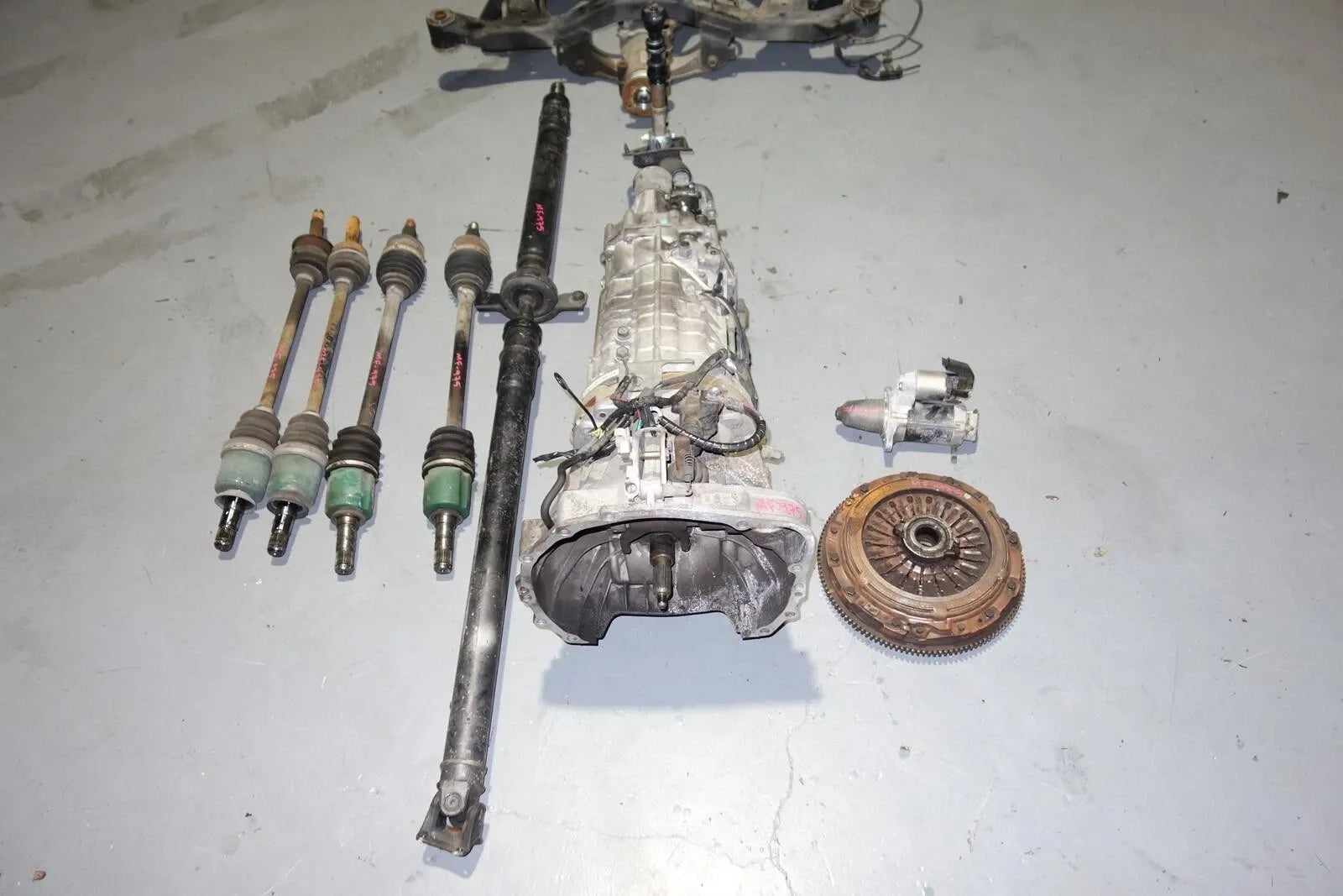 JDM Subaru Legacy Spec-B 6speed Awd Transmission Axles Rear LSD Differential Cradle 2003-2009 TY856WBDAA