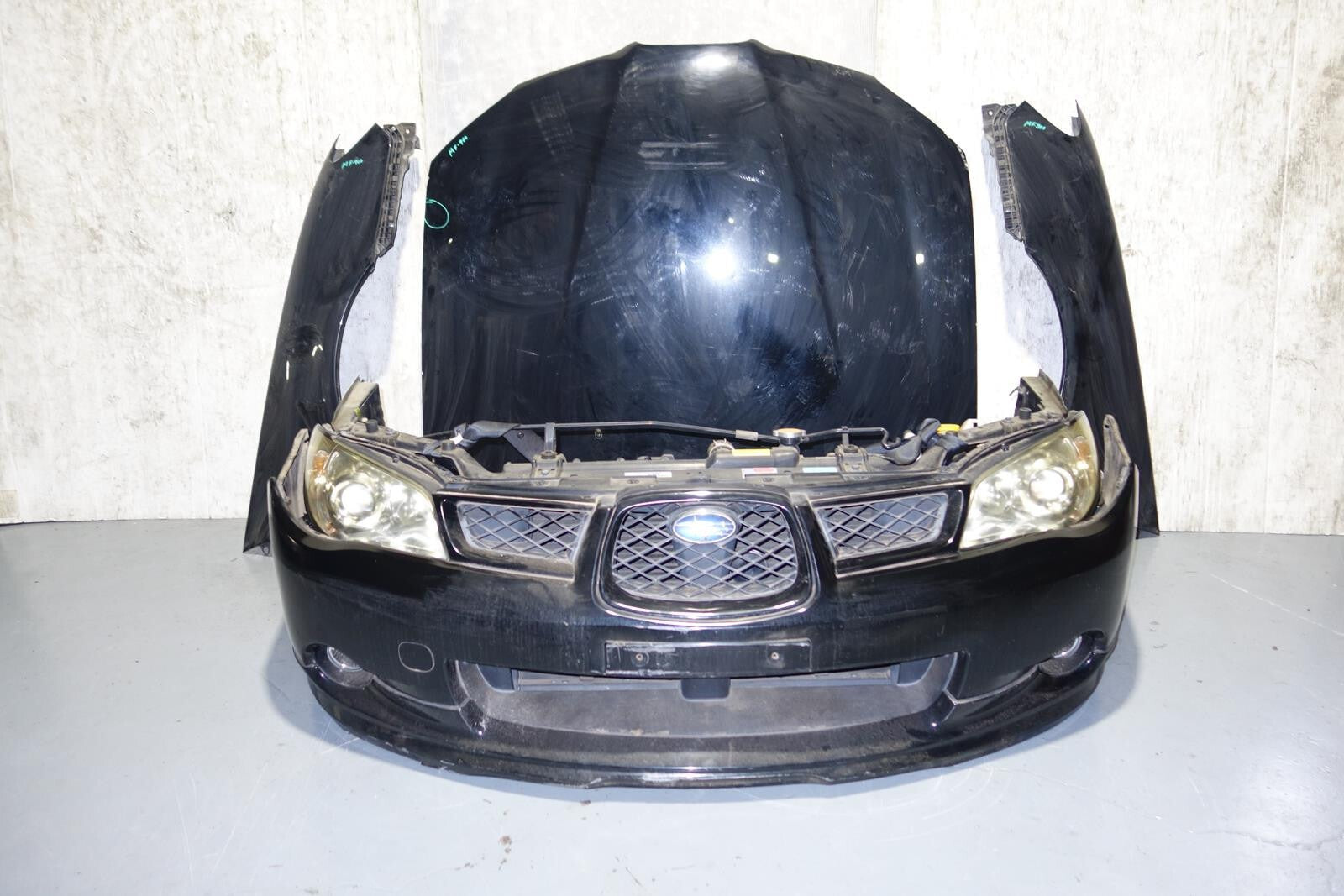 JDM Subaru Impreza WRX V9 Hawkeye GGA Wagon Front Clip – Bumper, HID Headlights, Hood, Fenders (2006–2007)