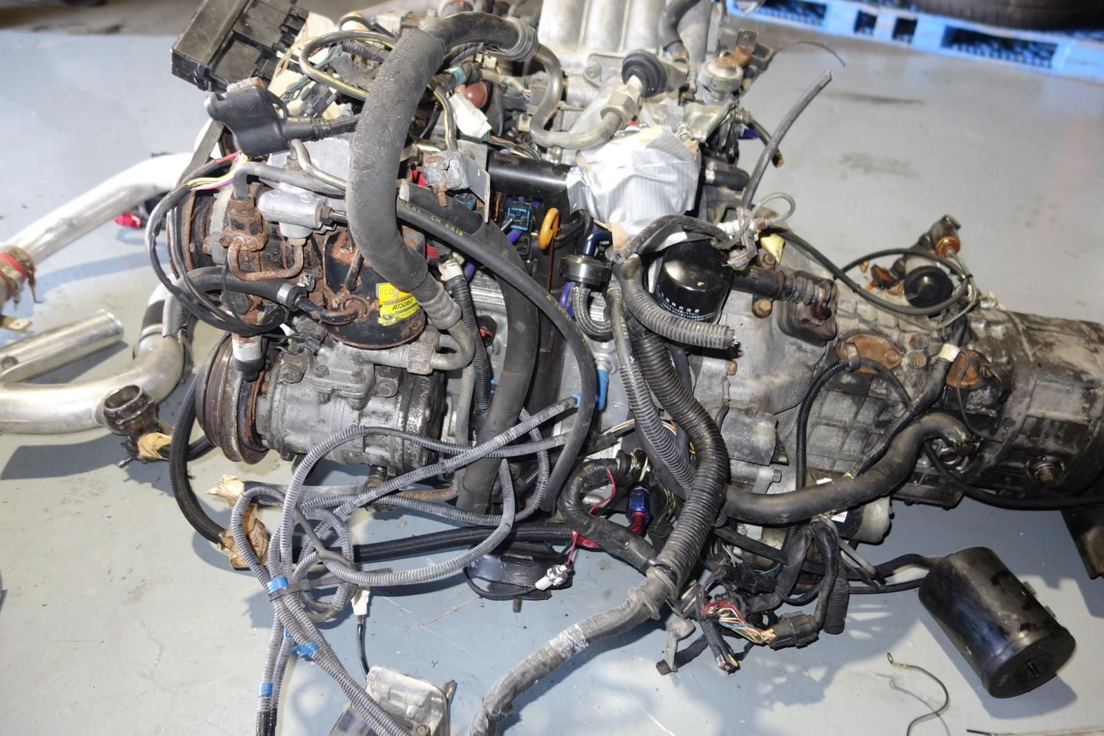 1988-1991 JDM Mazda RX7 13B Turbo Rotary Engine 5speed Transmission FC3S RX-7 FC