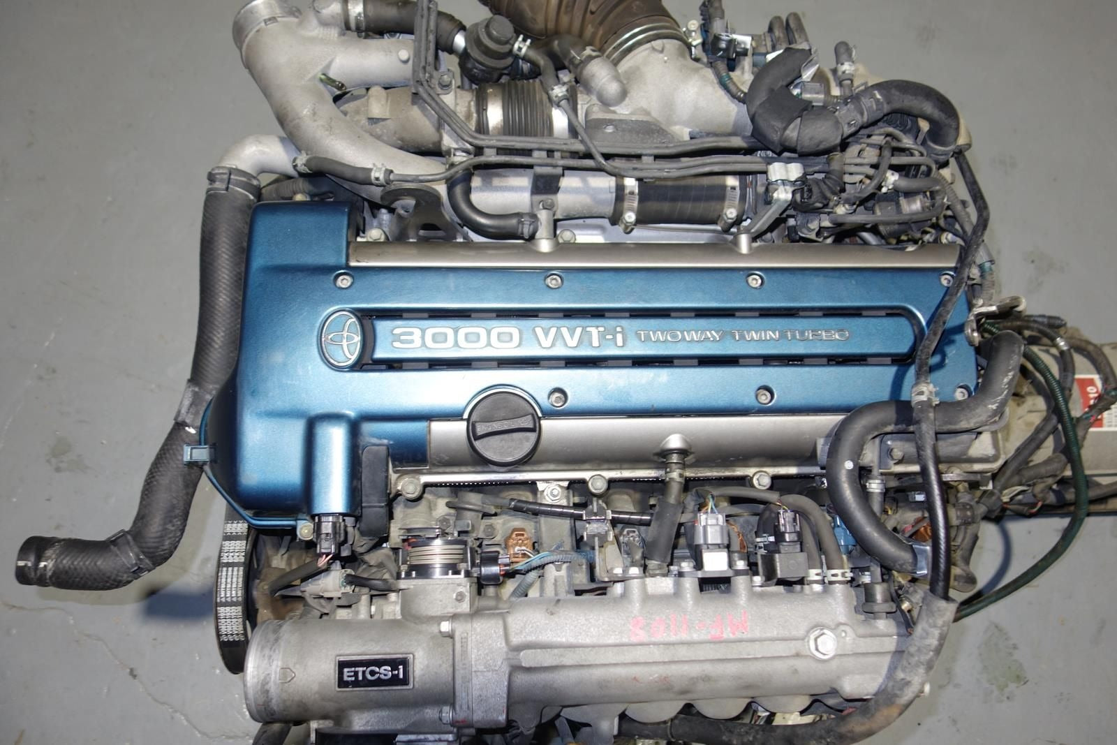 2JZ JDM Toyota Aristo Supra Lexus GS300 IS300 2JZGTE VVTi Twin Turbo Engine Auto Transmission ECU 2JZ-GTE Swap