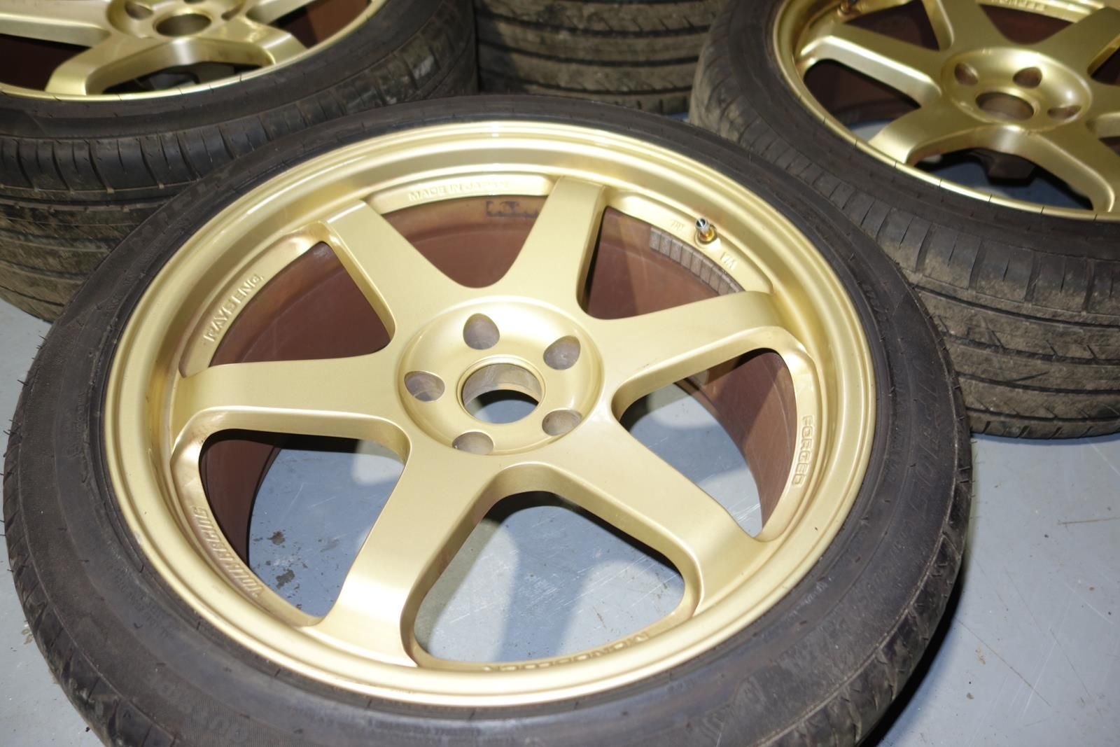 JDM Wheels Rims Mags RAYS VR Volk Racing TE37 19x8.5J / 19x9.5J 5x114.3 +22