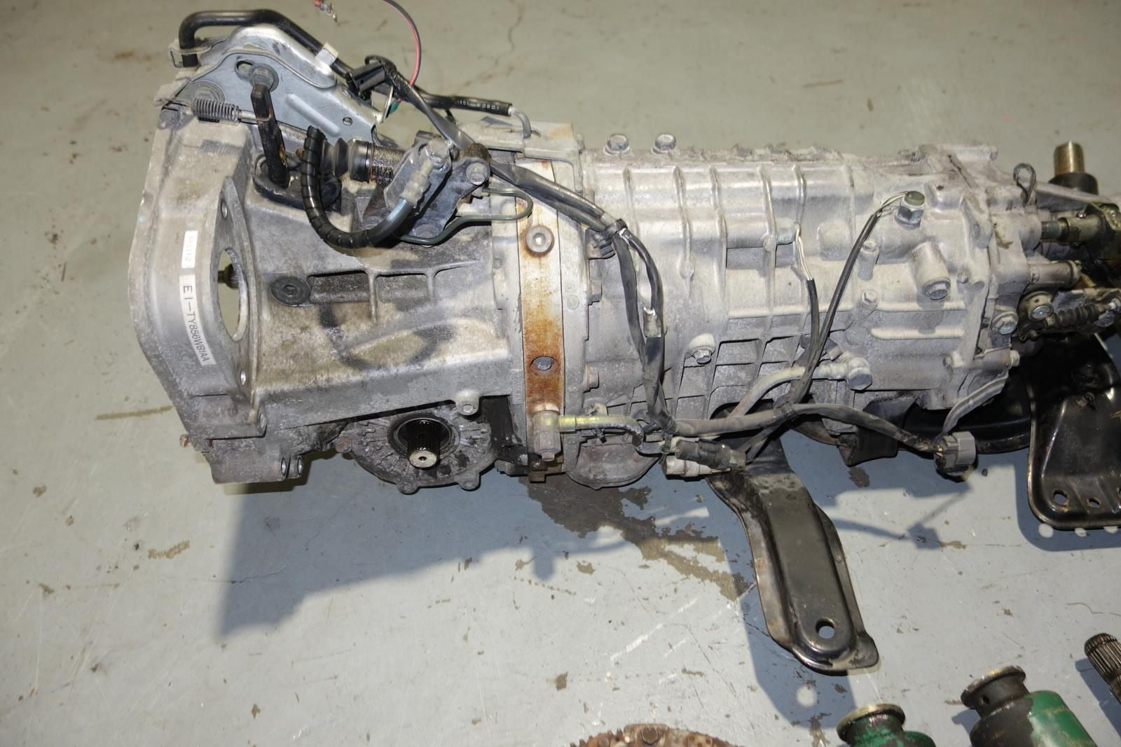 JDM Subaru Impreza Wrx STi 6speed Awd Transmission LSD Differential Axles Starter V7 R180 GDB TY856WB1AA Gearbox