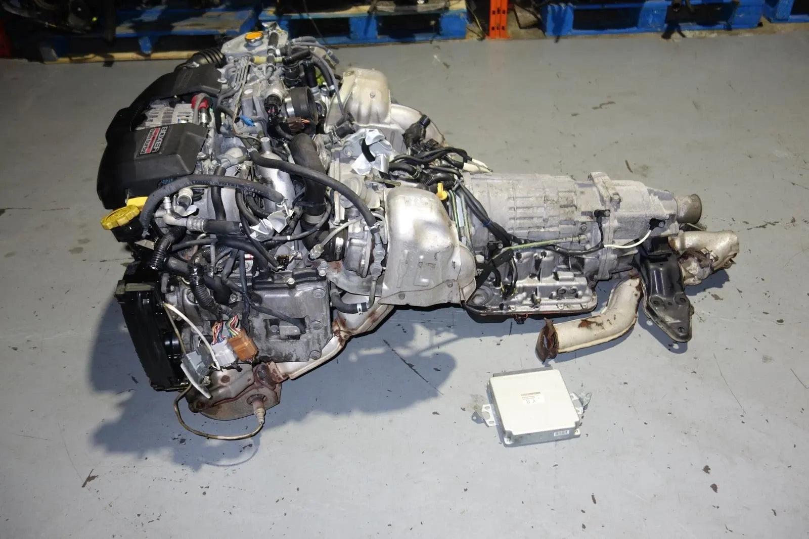 JDM Subaru Legacy GT 2.0L DOHC Twin Turbo EJ206 Engine Automatic Transmission ECU JDM EJ206-TT Motor EJ20