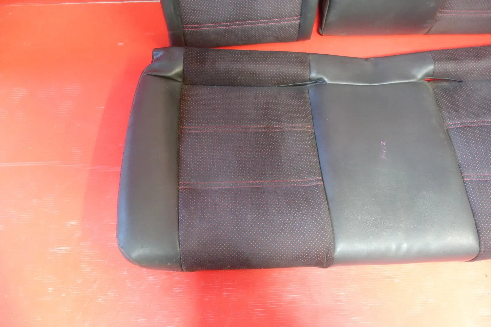 JDM Mazda Familia 323 GTR GT-R BG8Z OEM Rear Seats Leather Suede 1989-1994