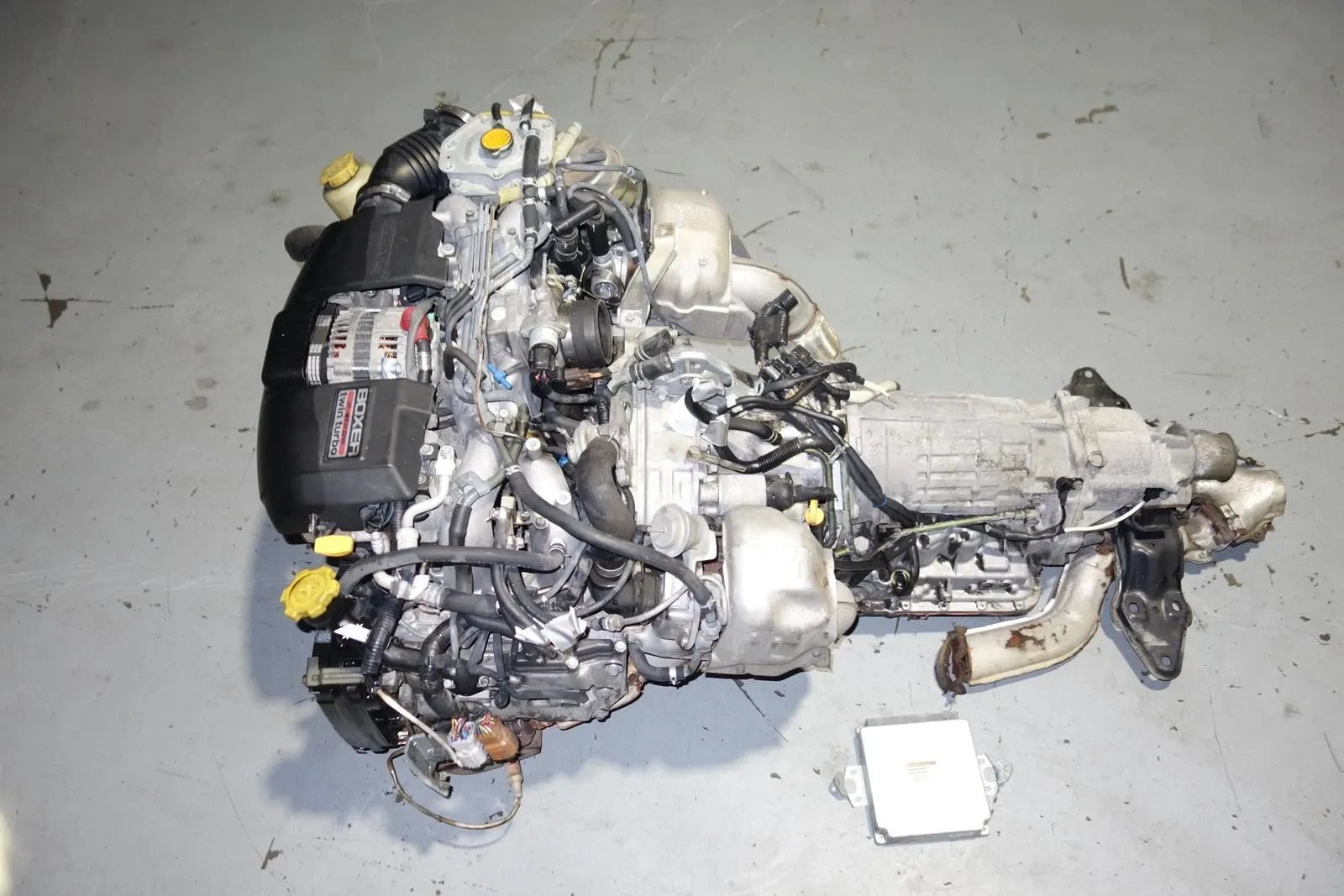 JDM Subaru Legacy GT 2.0L DOHC Twin Turbo EJ206 Engine Automatic Transmission ECU JDM EJ206-TT Motor EJ20