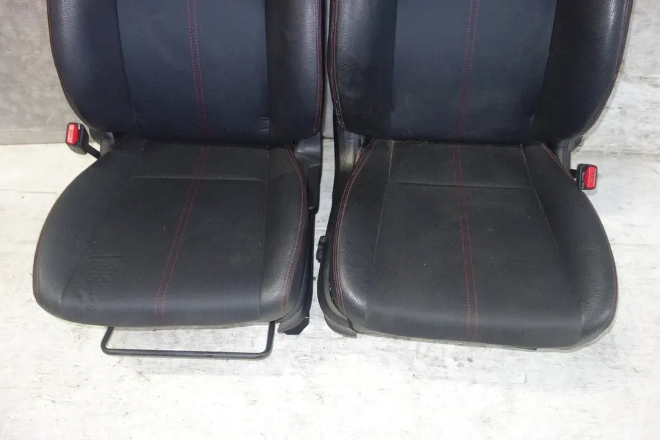 JDM Subaru Impreza WRX STi Seats RED STITCHING 2008-2014 Front Pair Left Right