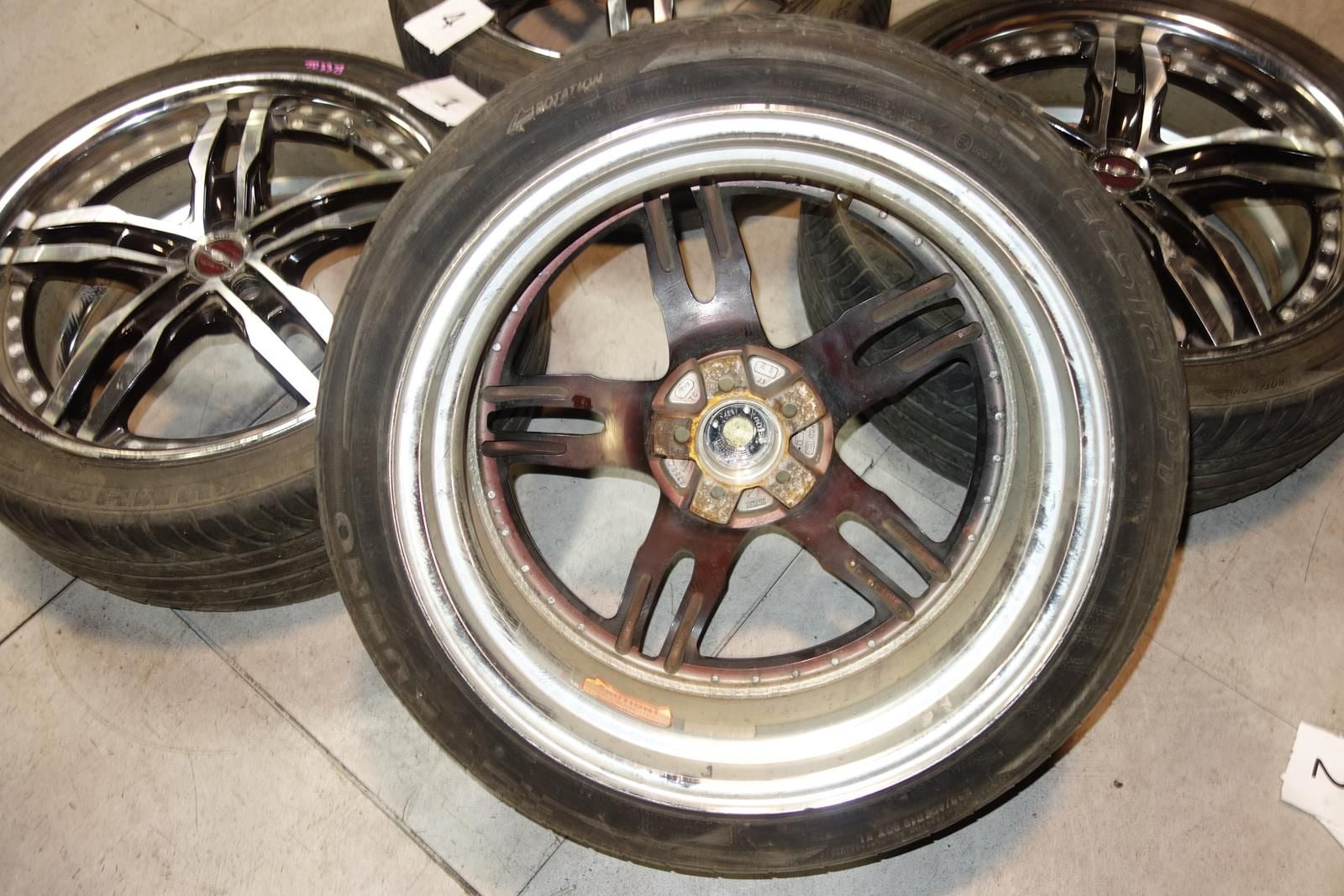 JDM Rims Wheels Tires AME SHALLEN XF-55 WHEELS 5x100 19x8+48