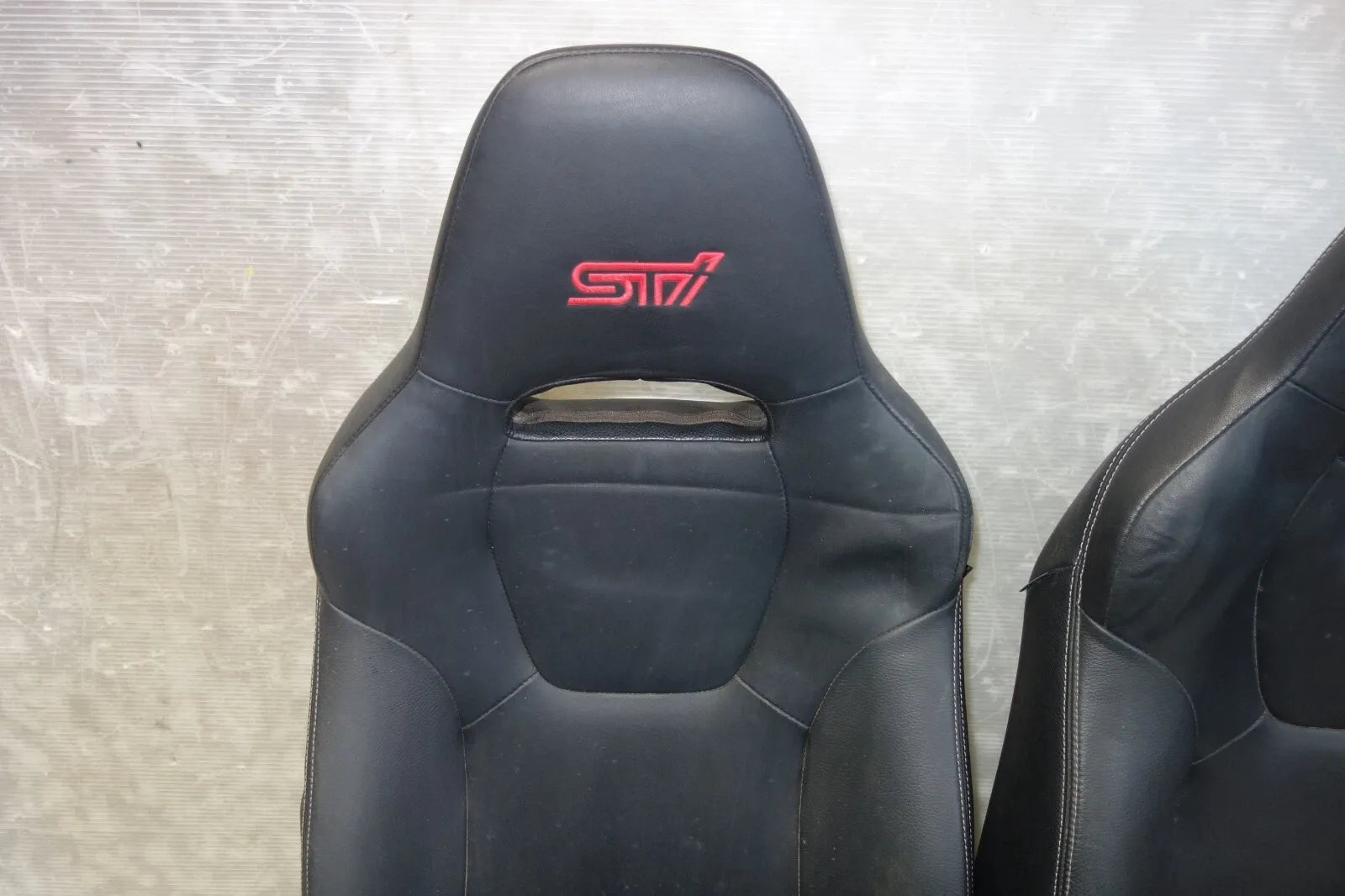 JDM Subaru Impreza WRX STi Front Seats Leather 2008-2014 GRB GRF Left Right