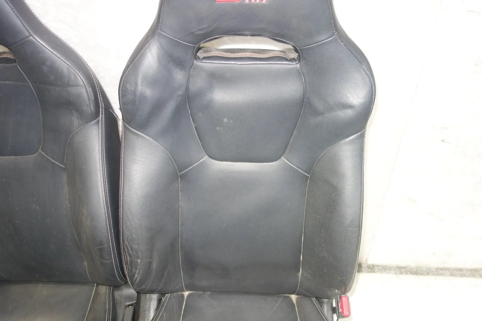 JDM Subaru Impreza WRX STi Front Seats Leather 2008-2014 GRB GRF Left Right #SET 3