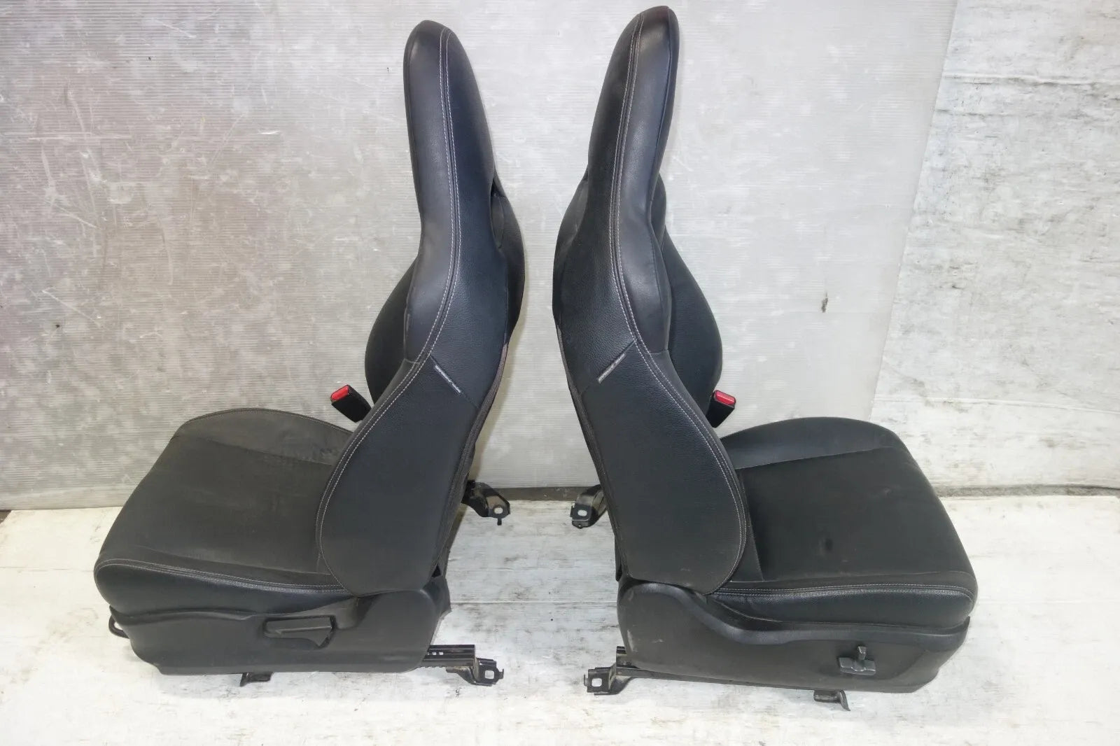 JDM Subaru Impreza WRX STi Front Seats Leather 2008-2014 GRB GRF Left Right #SET 3