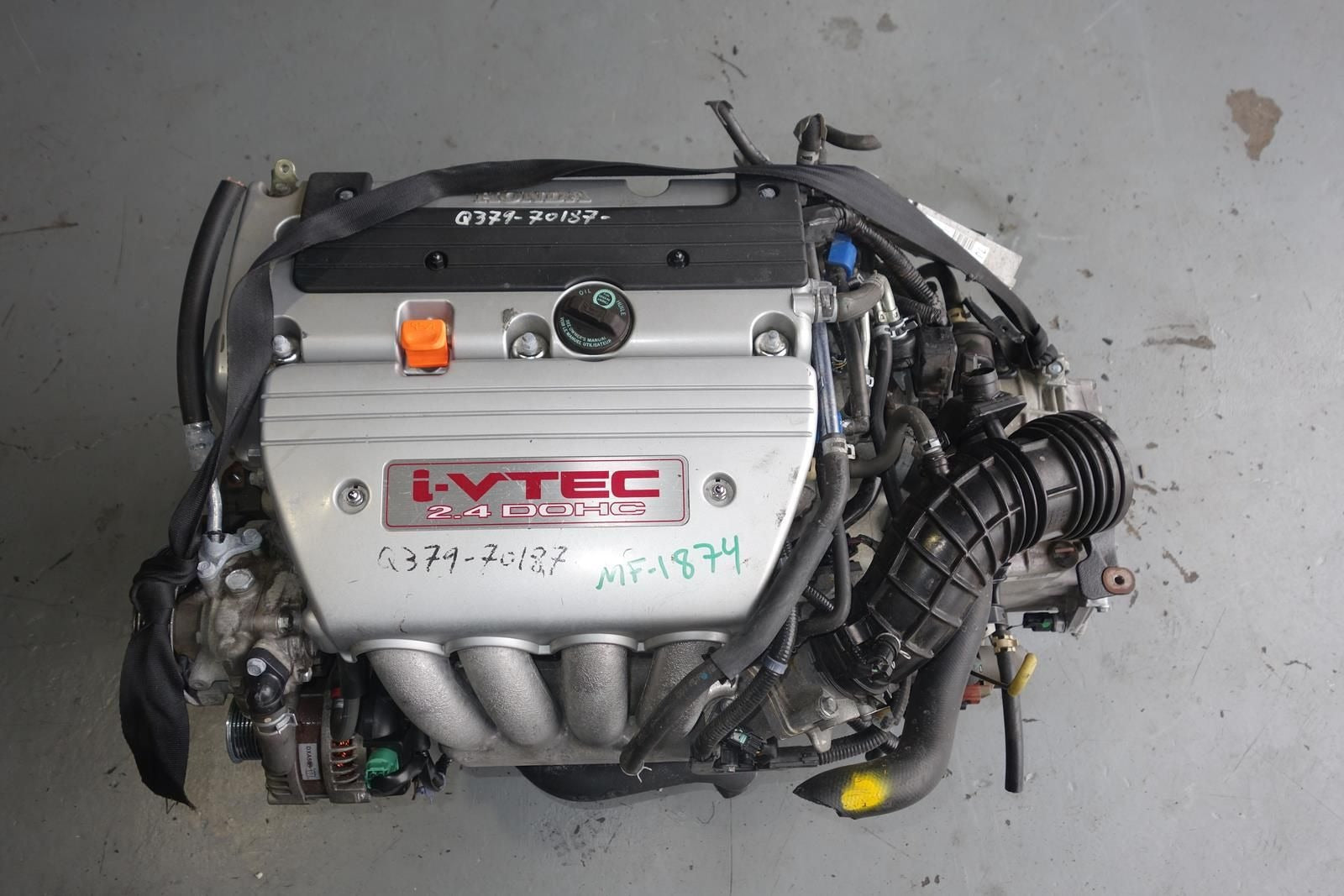 JDM Acura TSX K24A K24A2 2.4L DOHC i-VTEC Engine / Motor + Automatic Transmission 205hp 3-Lobes RBB Head True VTEC 2004-2008