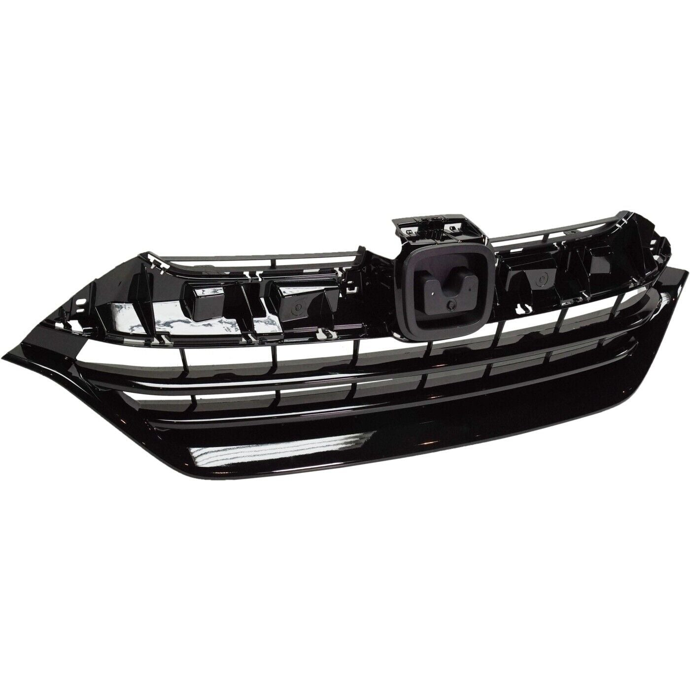 HONDA CRV 2017-2022 — FRONT GRILLE; FOR LX ; W/ ADAPTIVE; PAINTED-BLACK; CRV 2017-2019
