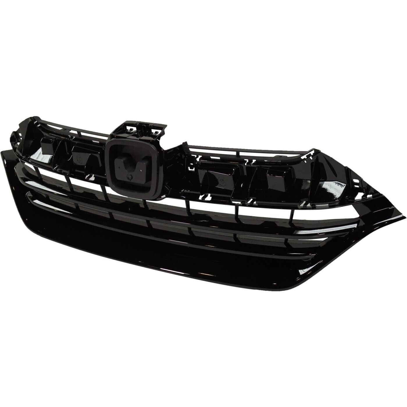 HONDA CRV 2017-2022 — FRONT GRILLE; FOR LX ; W/ ADAPTIVE; PAINTED-BLACK; CRV 2017-2019