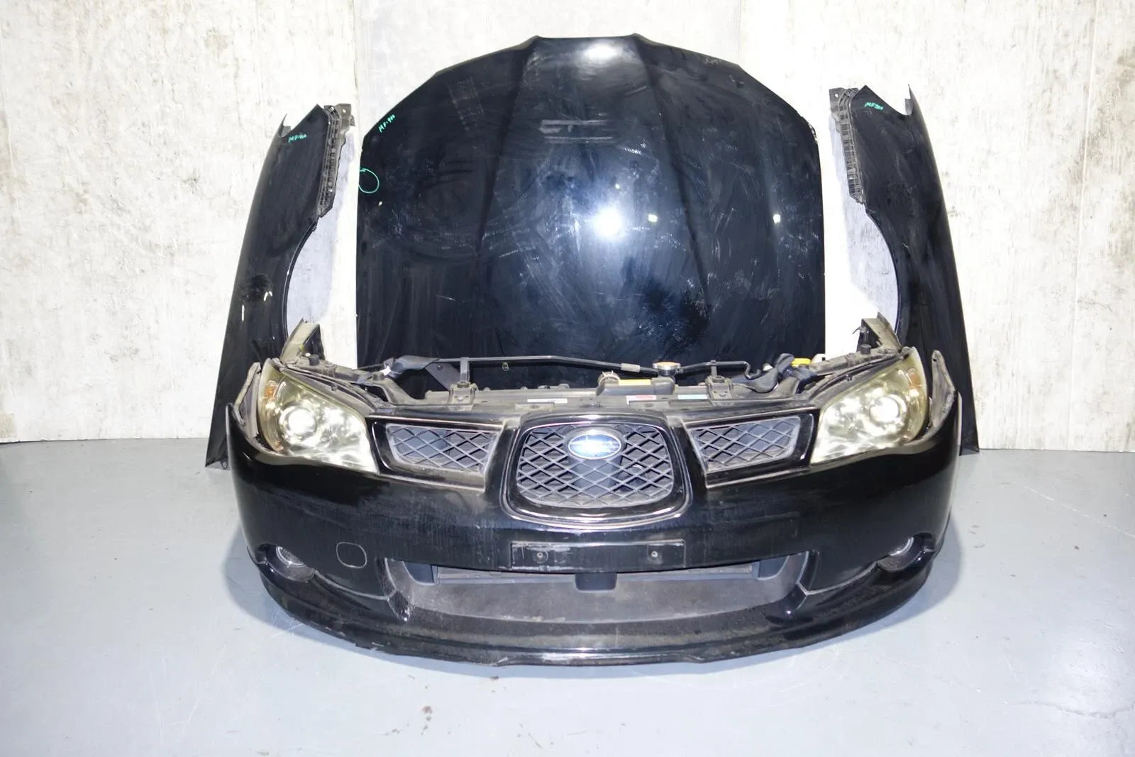 JDM Subaru Impreza WRX V9 Hawkeye GGA Wagon Front Clip – Bumper, HID Headlights, Hood, Fenders (2006–2007)