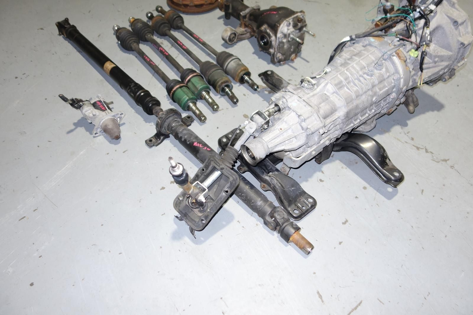 JDM Subaru Legacy S402 6speed Awd Transmission Axles Rear LSD Differential 2003-2009 TY856WLFAA Spec-B