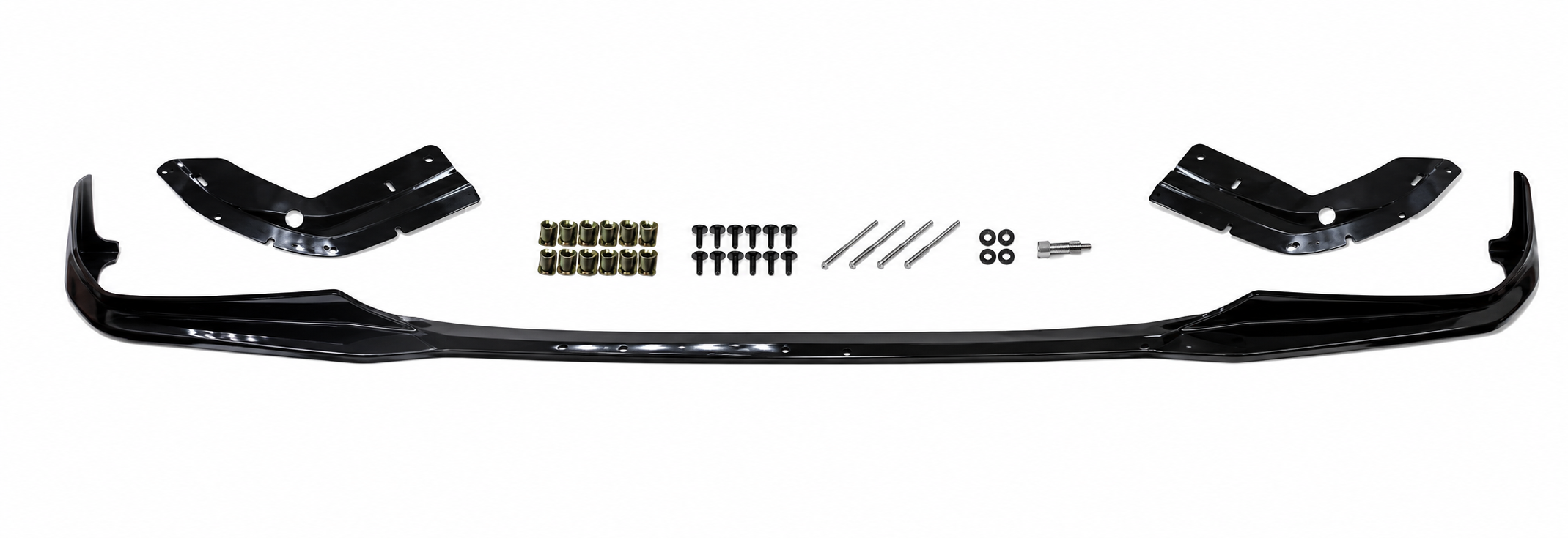 BMW 3 SERIES 2019-2025 — FRONT SPOILER; BRIGHT BLACK; W/ M-PKG; SEDAN; 330I/XDRIVE 19-22; 330E/XDRIVE 21-22; 340I/XDRIVE 20-22