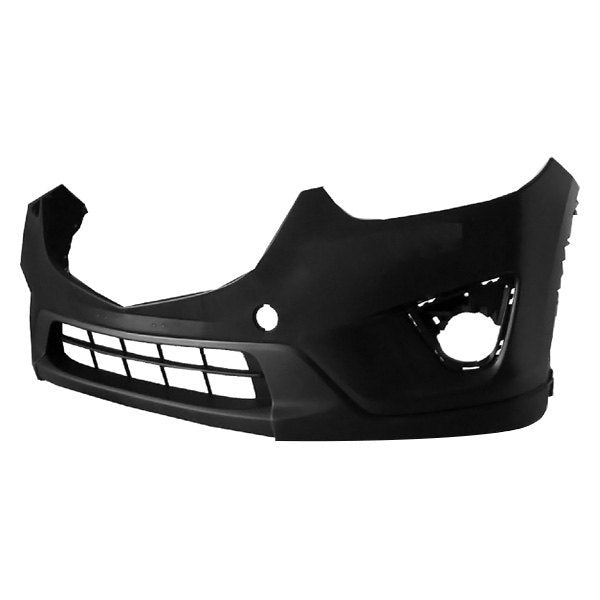 MAZDA CX 5 2012-2016 — FRONT BUMPER UPPER PRIMED ;LOWER TEXTUREURE-BLACK ;WITH TOW HOOK; CX5 2013-2016