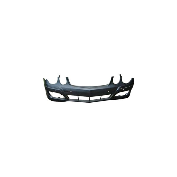 MERCEDES E-CLASS 2003-2009 — FRONT BUMPER PRIMED; W/SENSOR HOLE; W/O WASHER HOLE/SPORT PKG; E320/ E350/ E550 07-09