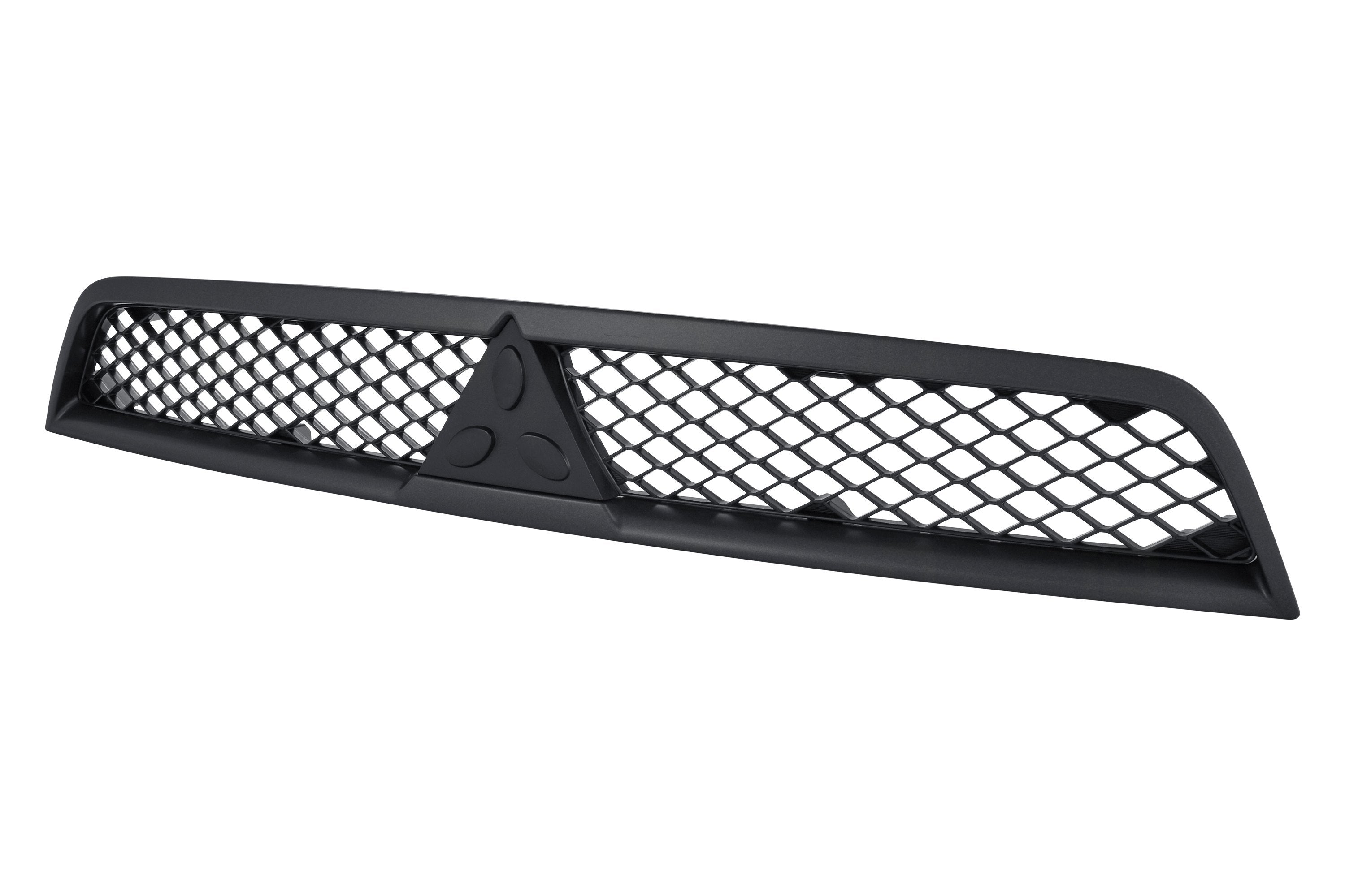 MITSUBISHI LANCER 2008-2017 — GRILLE; BLK W/SLV-BLK FRAME; LANCER 2008-2015 & SPORTBACK 2010-2014 ( EXCEPT TURBO/RALLIART MODELS )