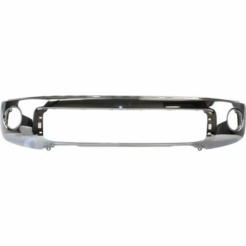 TOYOTA TUNDRA 2007-2013 — FRONT BUMPER FACE BAR; CHROME ; W/PARKING SENSOR HOLES; TUNDRA PICKUP 2007-2013