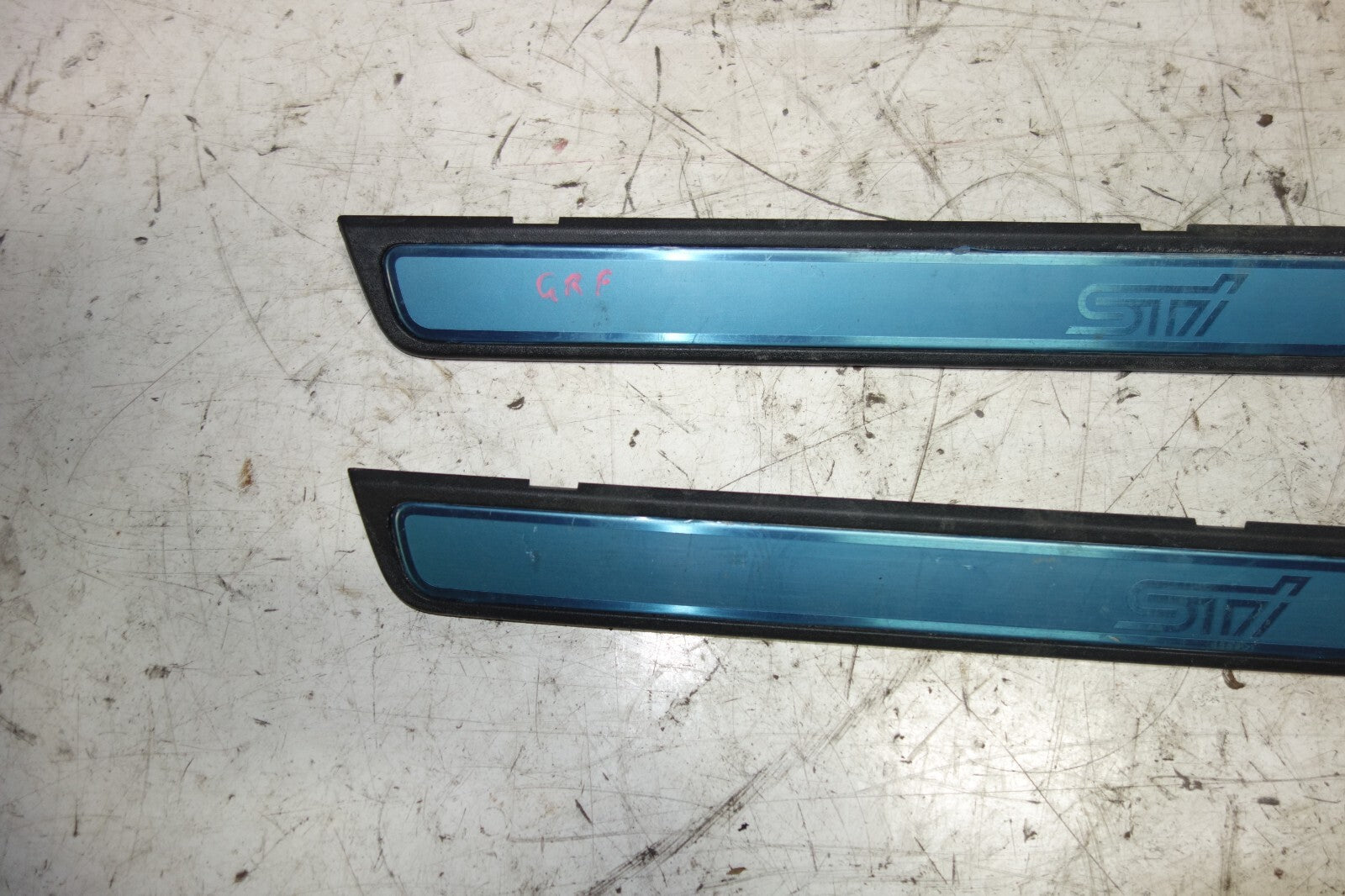 JDM Subaru Impreza WRX STI Door Sills Interior Scuff Plates 2008-2014 GRB GRF
