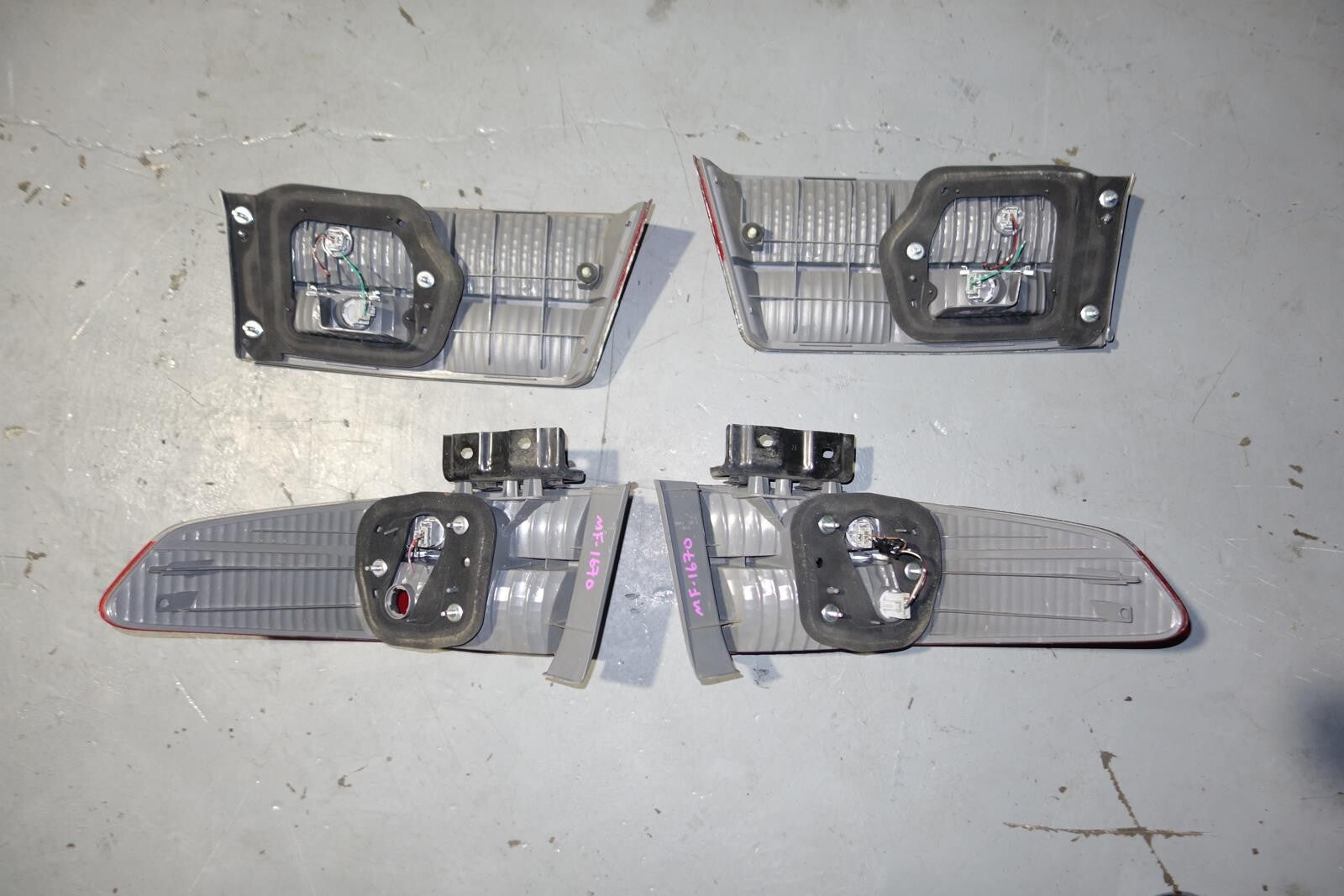 JDM 2003-2005 HONDA ACCORD INSPIRE UC1 USED OEM TAIL LIGHTS LAMPS 4 DOOR SEDAN
