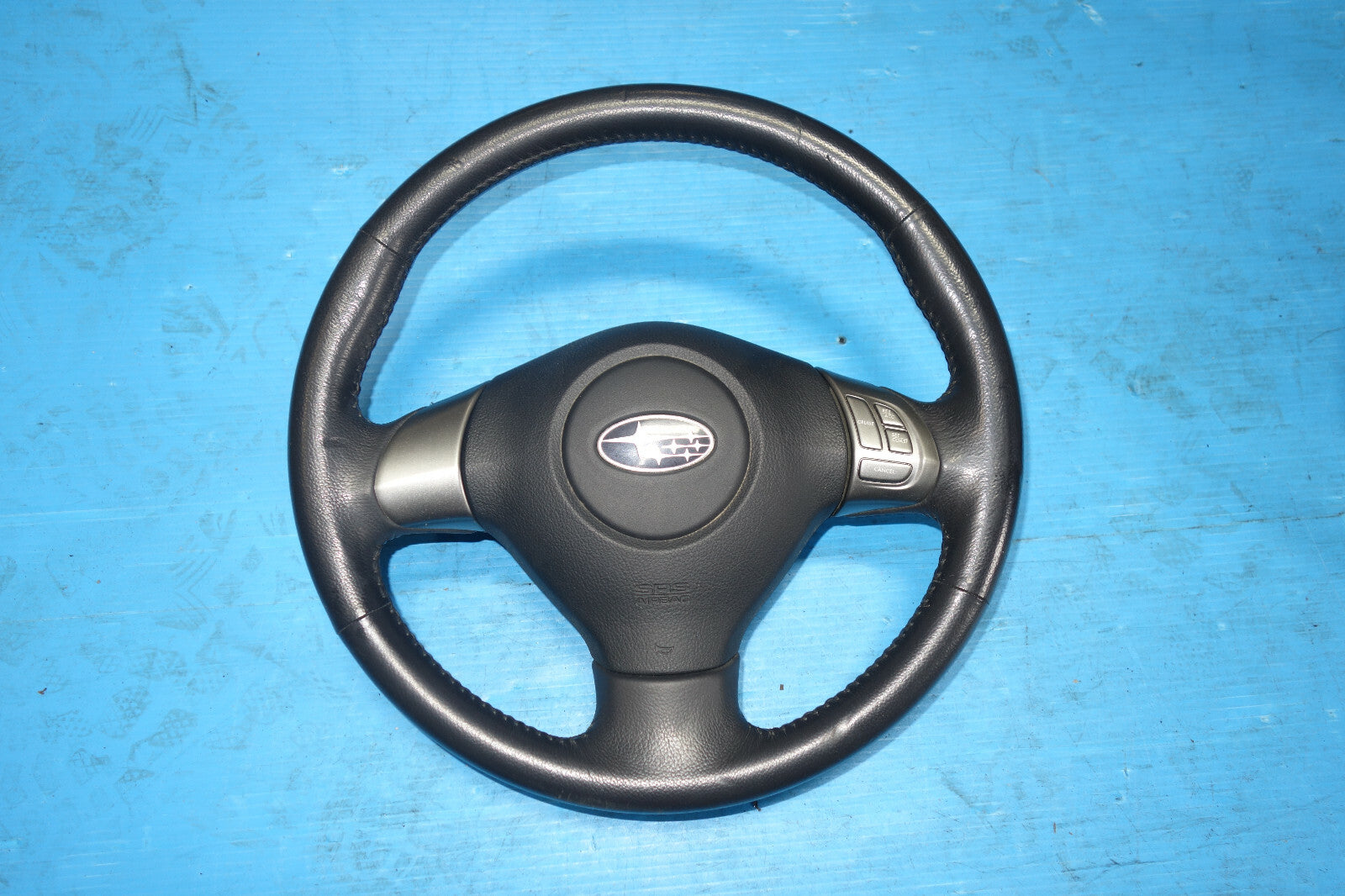 JDM Subaru Impreza WRX STi Forester Legacy Outback Steering Wheel & Hub #5772