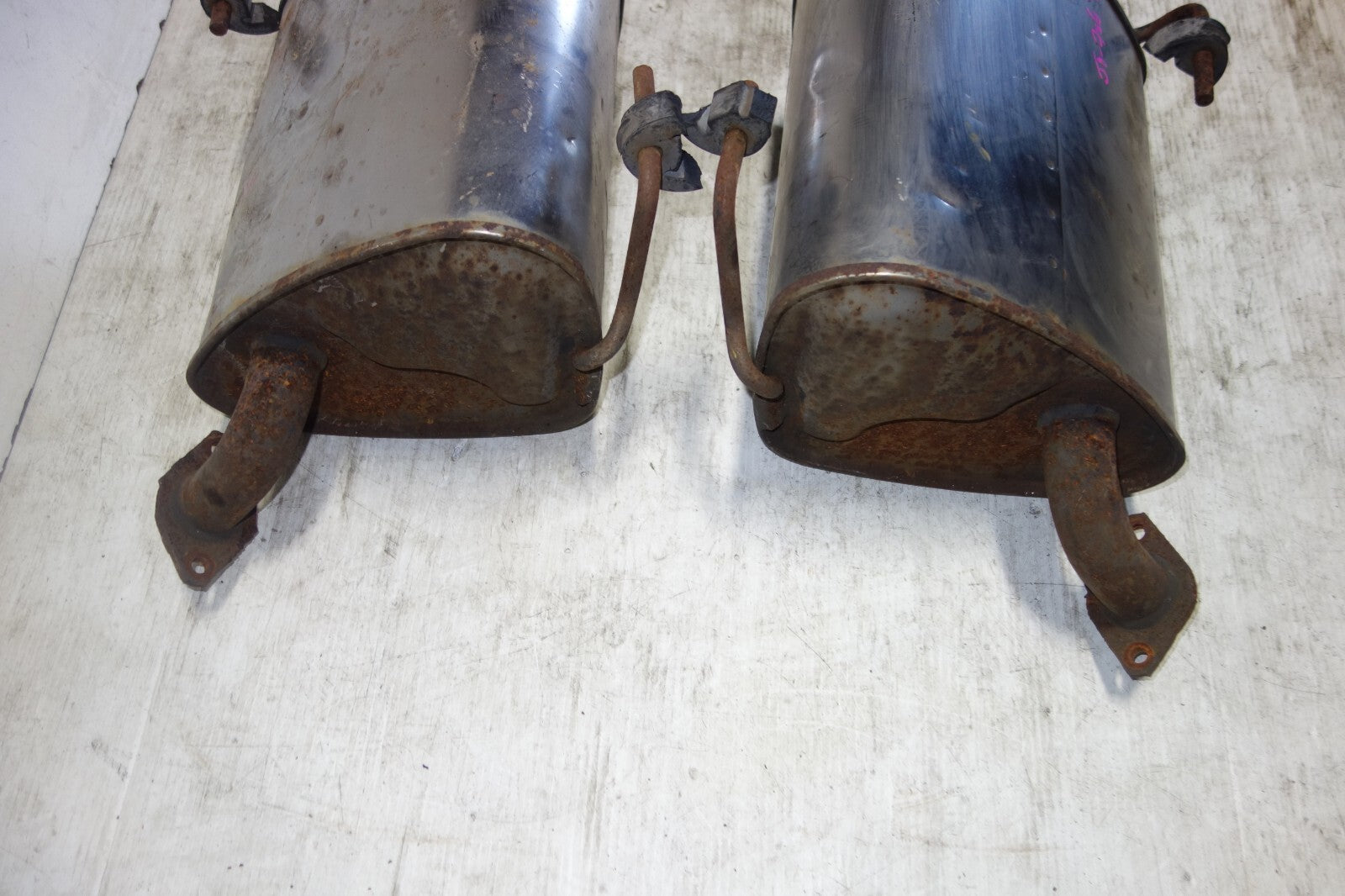 JDM Subaru Forester Sport STi SH9 Exhaust Mufflers Pair Axle Back 2009-2013