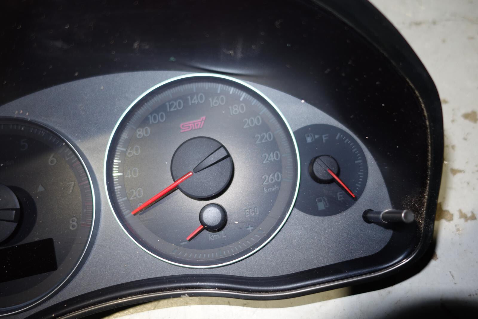 JDM Subaru Legacy S402 Tuned By STi Gauge Cluster Speedometer 260K/H