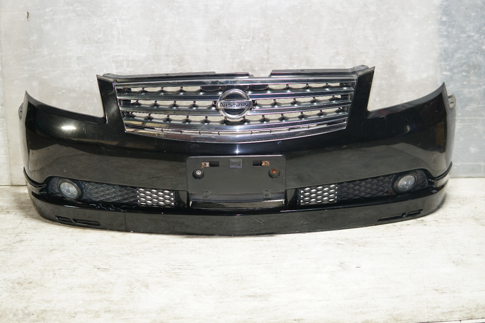 JDM Infiniti M35 M45 OEM Front Bumper Cover Lip Grille 2006 2007 Nissan Fuga