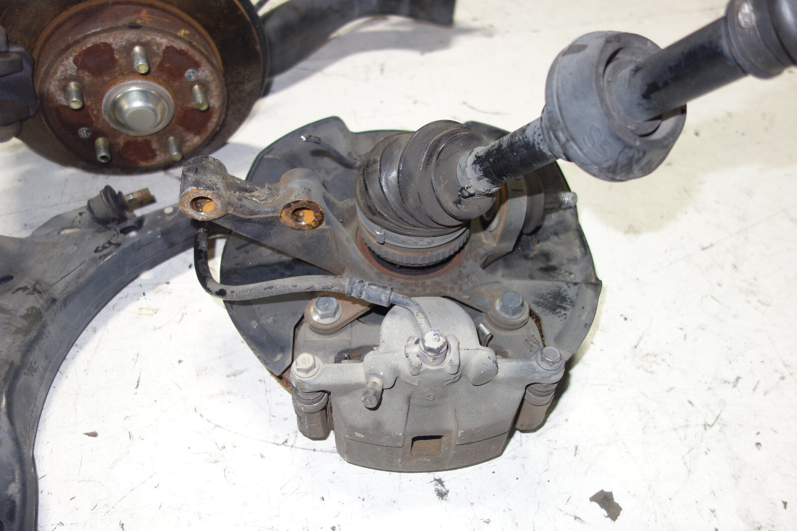 JDM Acura RSX DC5 5 Lug Brake Calipers Spindles Hub Trailing Arm 2002-2006 Civic