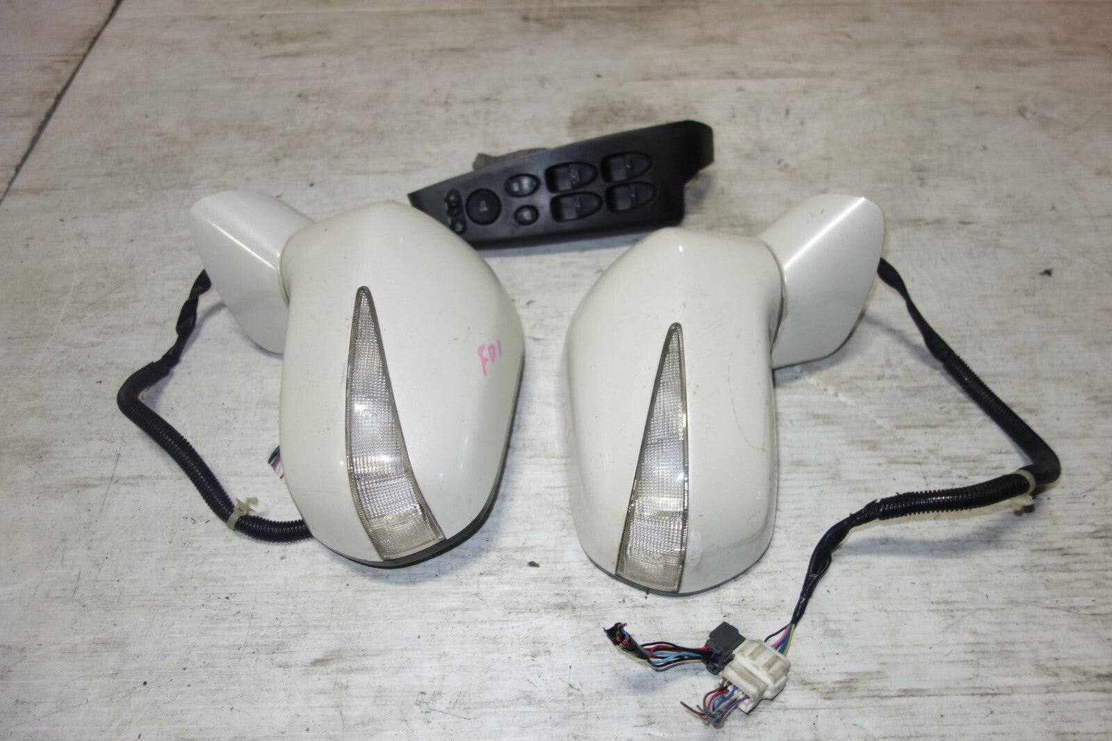 JDM Honda Civic FD1 / CSX Power Folding Mirrors & Switch OEM 2006-2011 FD2
