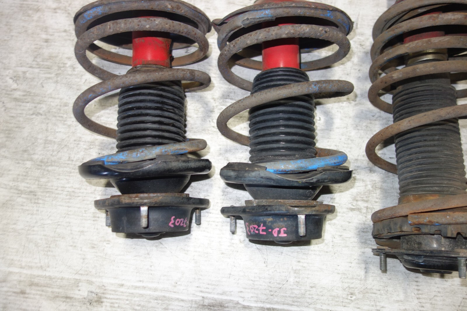 JDM Subaru Impreza WRX STi Shocks Struts Spring 2002 2003 2004 2005 2006 2007 V7