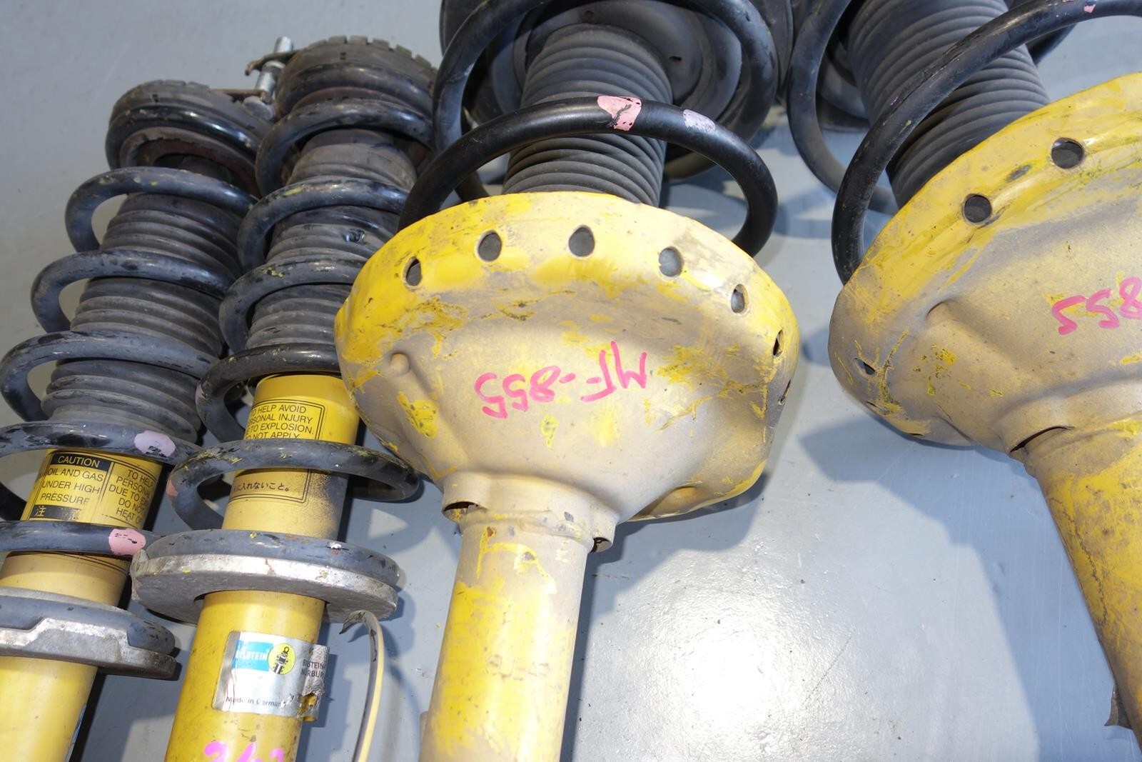 JDM SUBARU LEGACY BILSTEIN SPEC-B SHOCKS FRONT & REAR STRUTS COIL 05-2009 MF-855