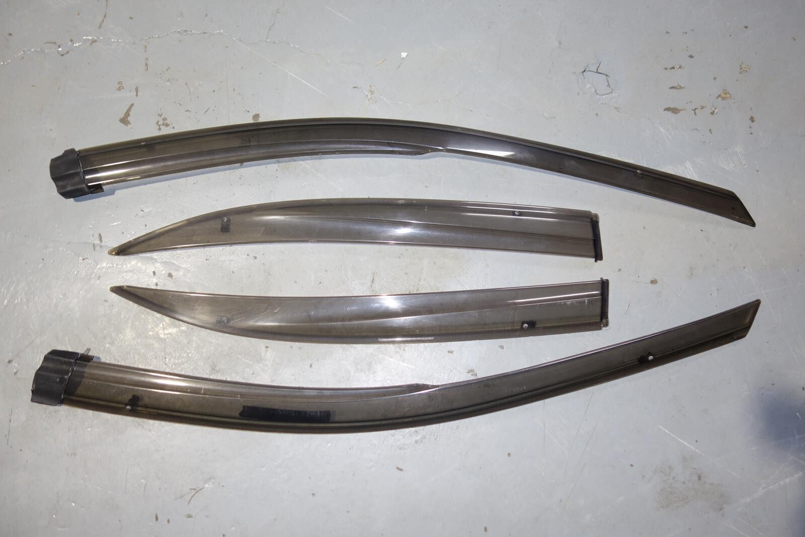 JDM Acura RL OEM Mugen Window Visors Rain Guards 2005-2008 Honda Legend KB1